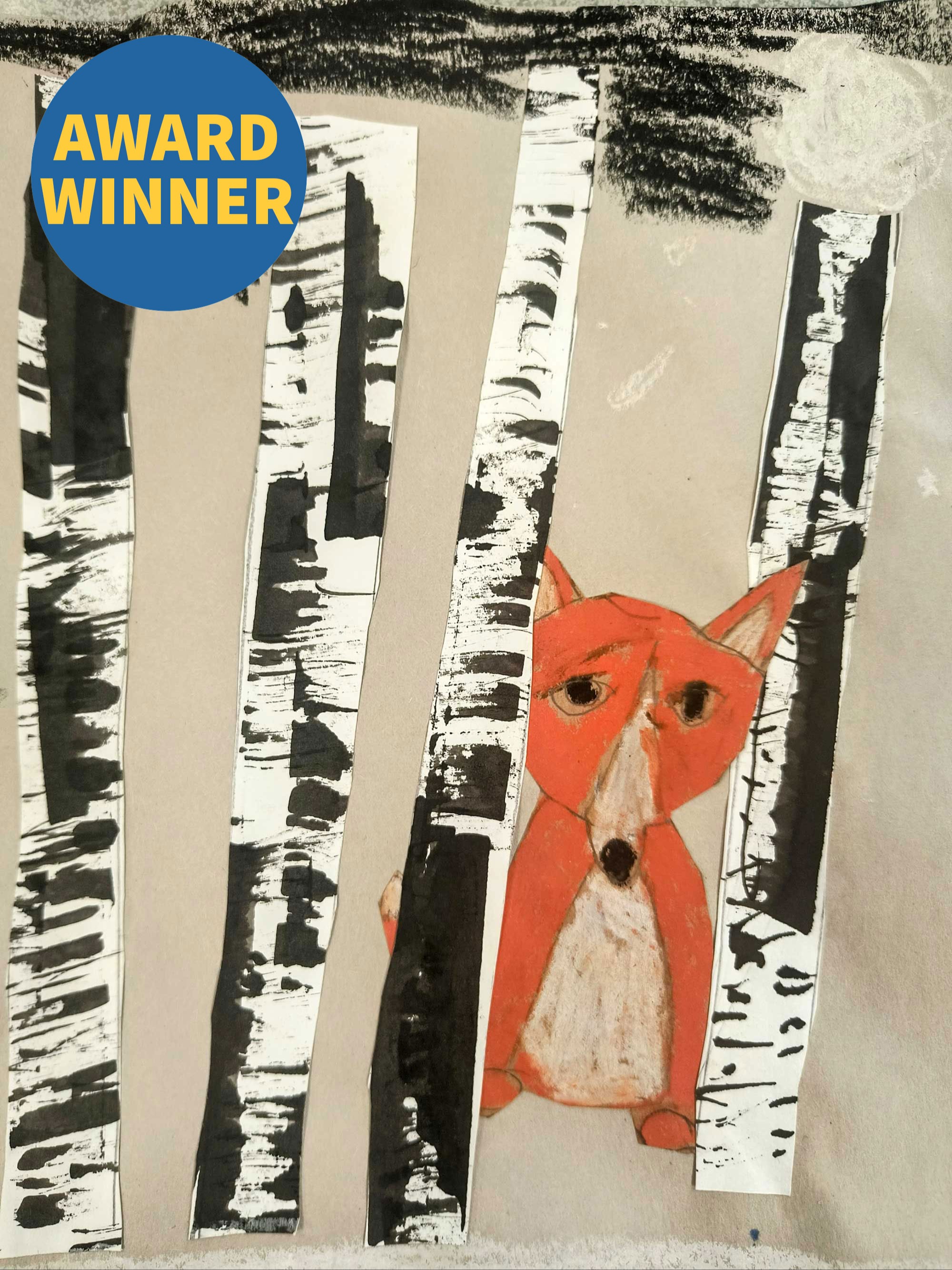 Fox in the Woods, Saveena Wood, 2nd grade, DBP