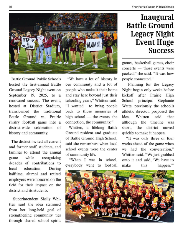 A snippet of a newspaper