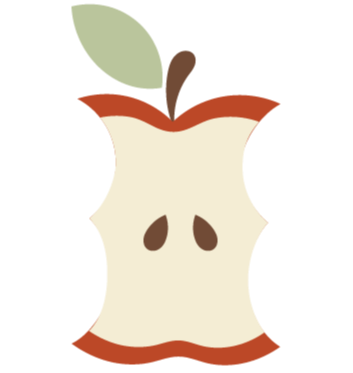 Bitten apple graphic