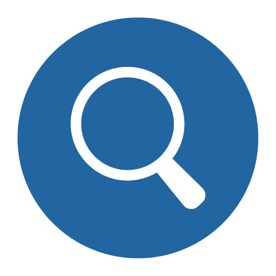 Magnifying glass graphic