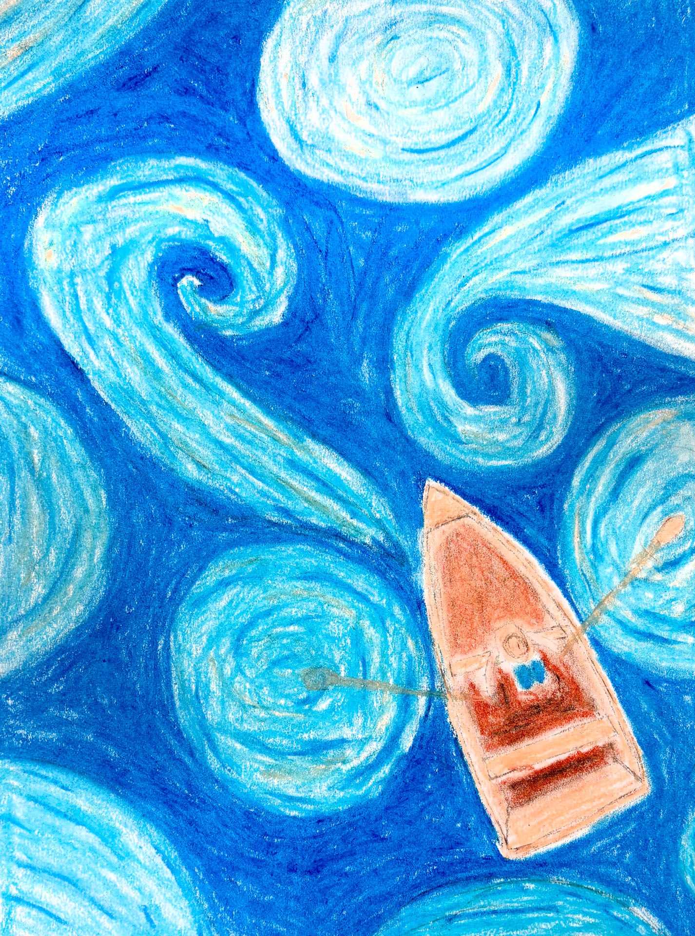 Elle Rotschy, Starry Night Voyage, 6th grade, Amboy Middle, teacher Klaralyn Gatz