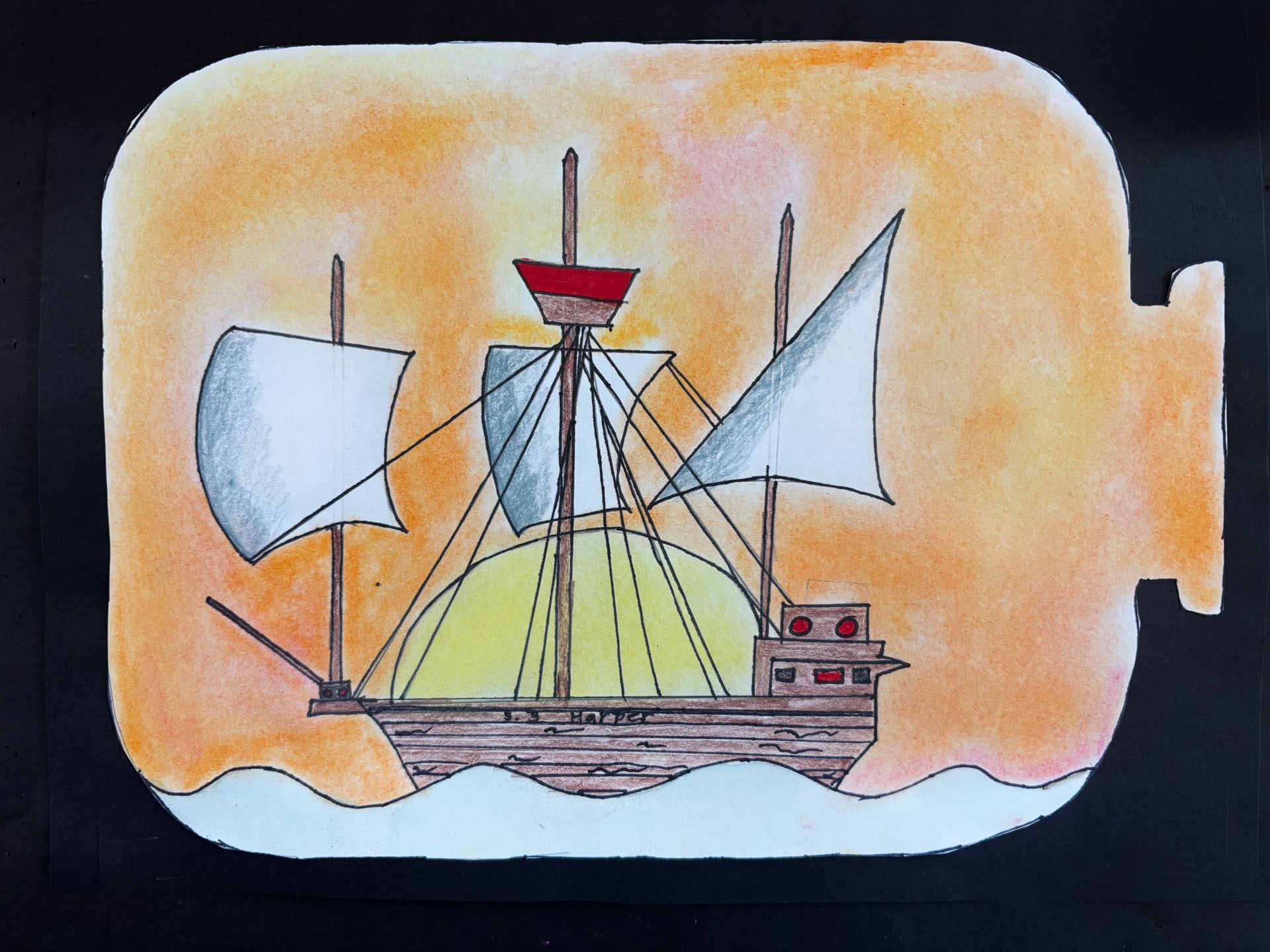 Harper Evans, The S.S. Harper, 5th grade, LMS, teacher Tanya Bachman