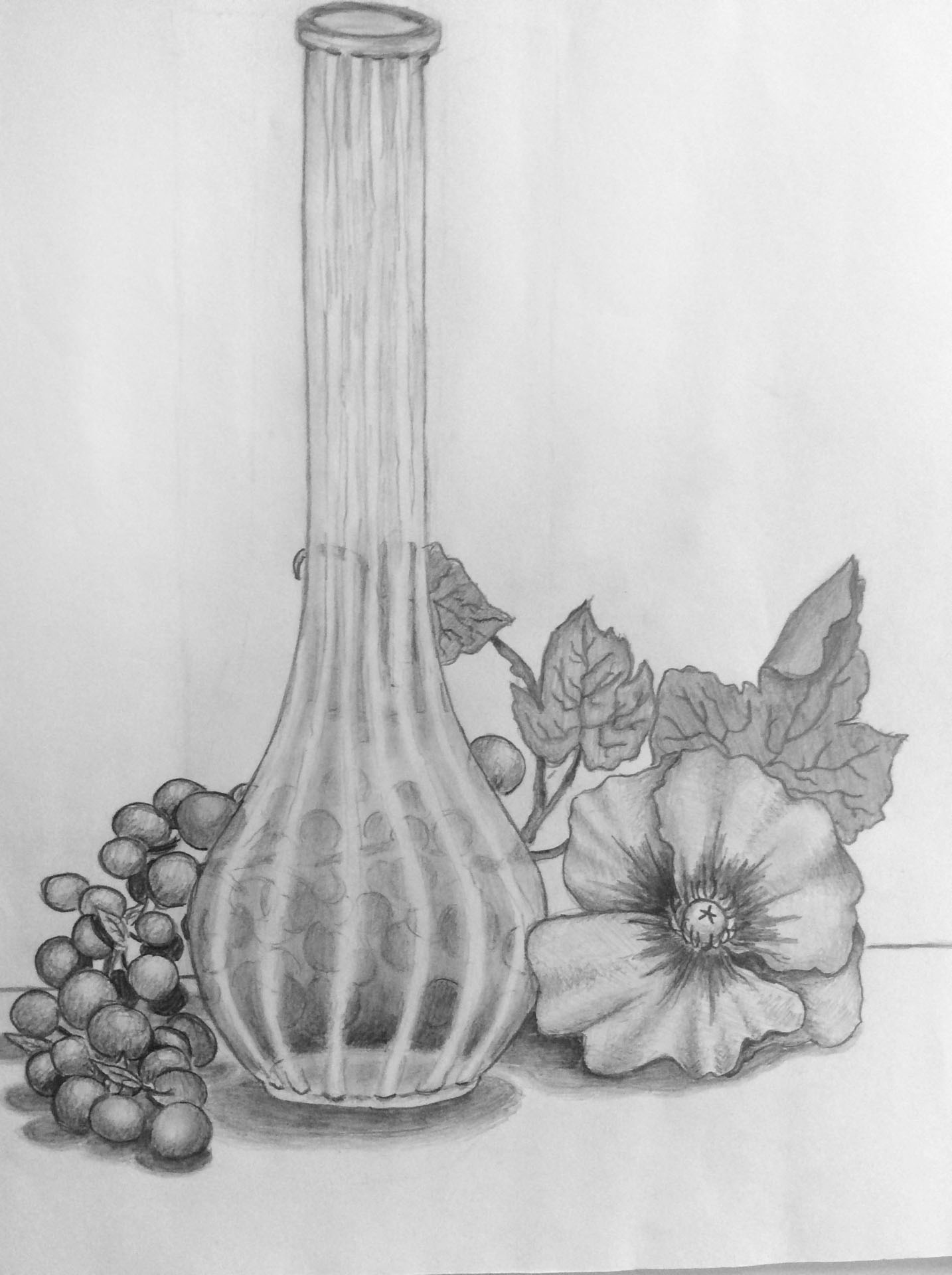 Josephine Malvini, Still Life, 8th grade, TVM, teacher Carmen Yadon