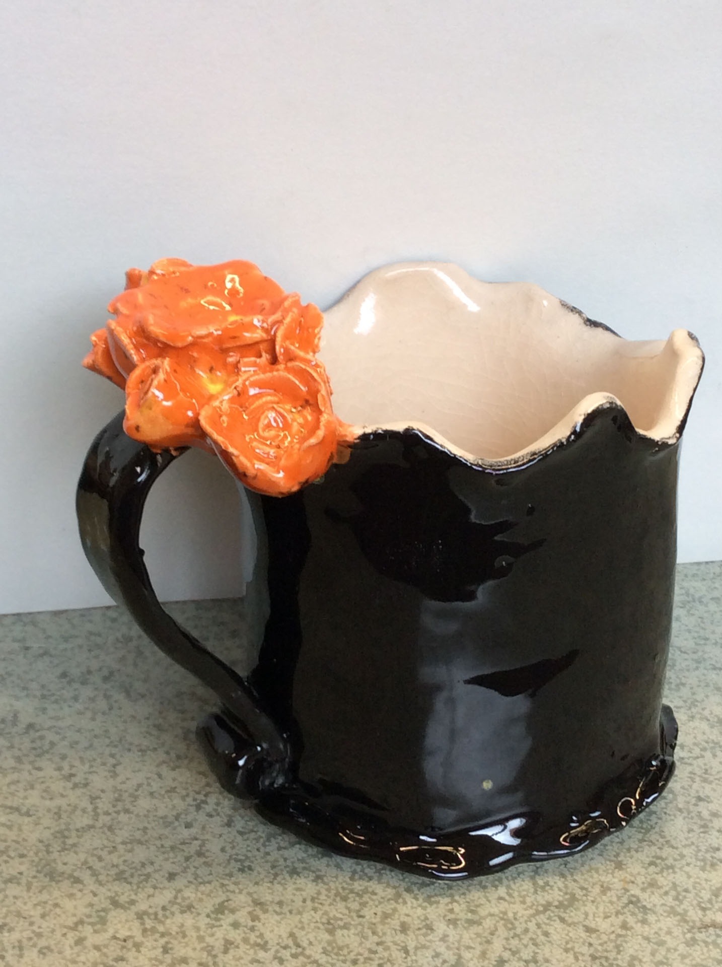 McKenzie Craig, Flower Mug, 8th grade, TVM, teacher Carmen Yadon