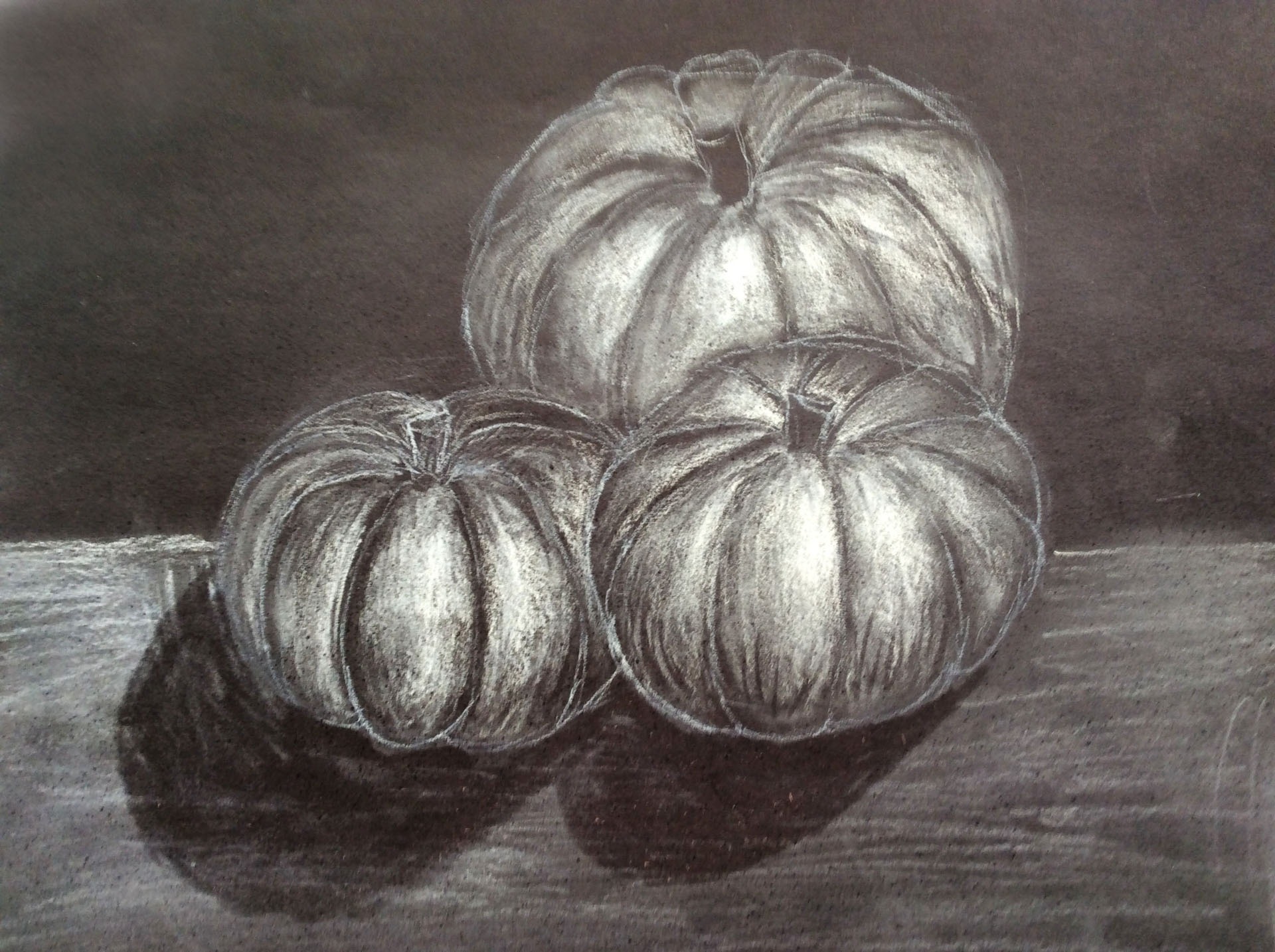 Syrus Snyder, White Pumpkins, 6th grade, TVM, teacher Carmen Yadon