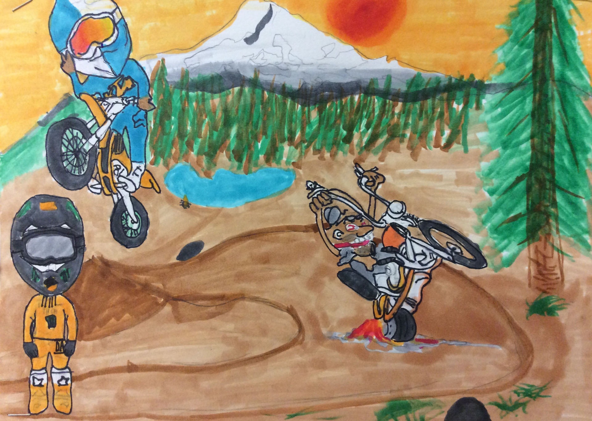 Wesley Homola, Dirt Bike Riders, 6th grade, TVM, teacher Carmen Yadon