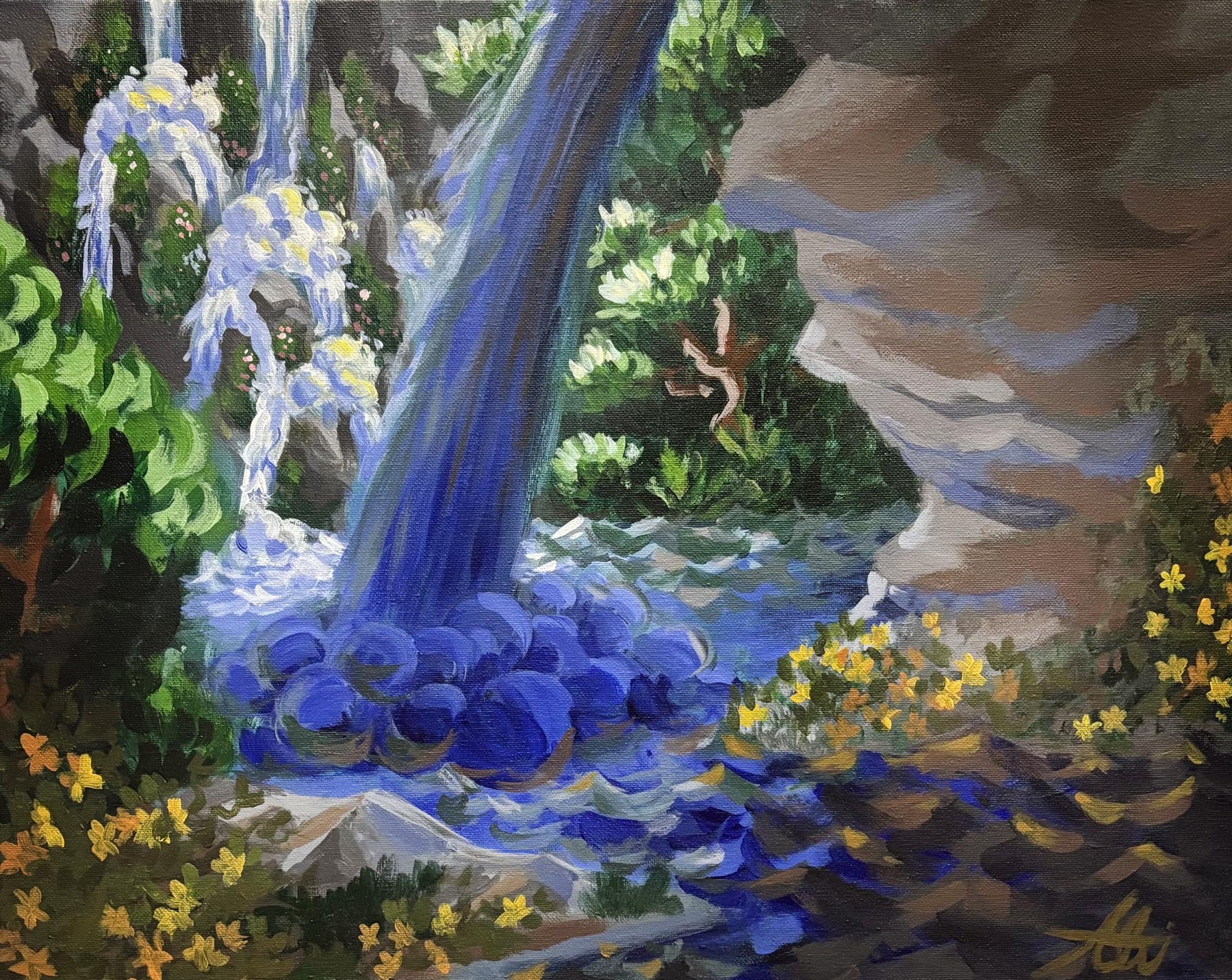 Abigail Maki, Waterfall, 11th grade, PHS, teacher Robert Shadle