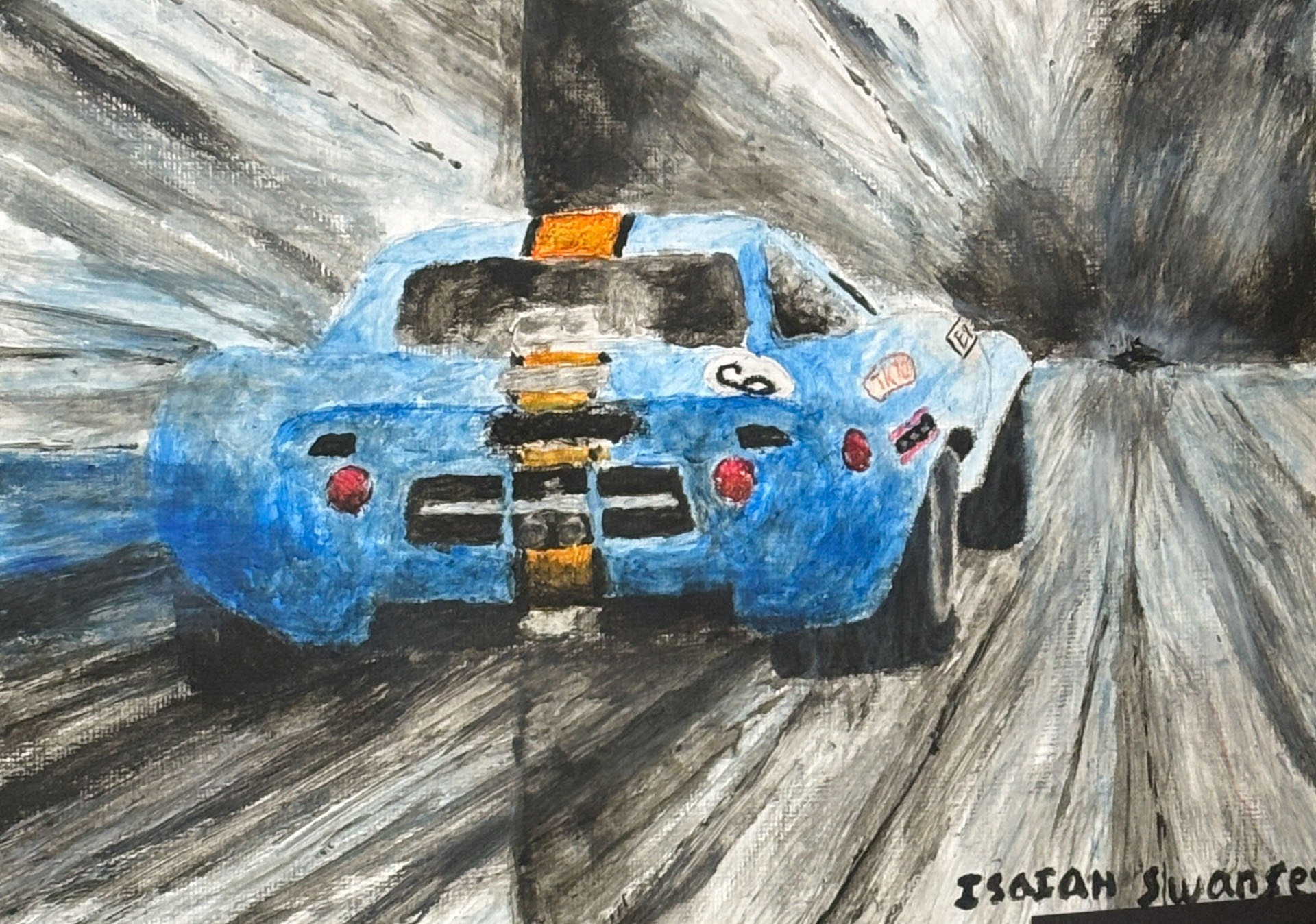 Isaiah Swansey, 8th grade, RHL, teacher Barb Holterman. Full Throttle.
