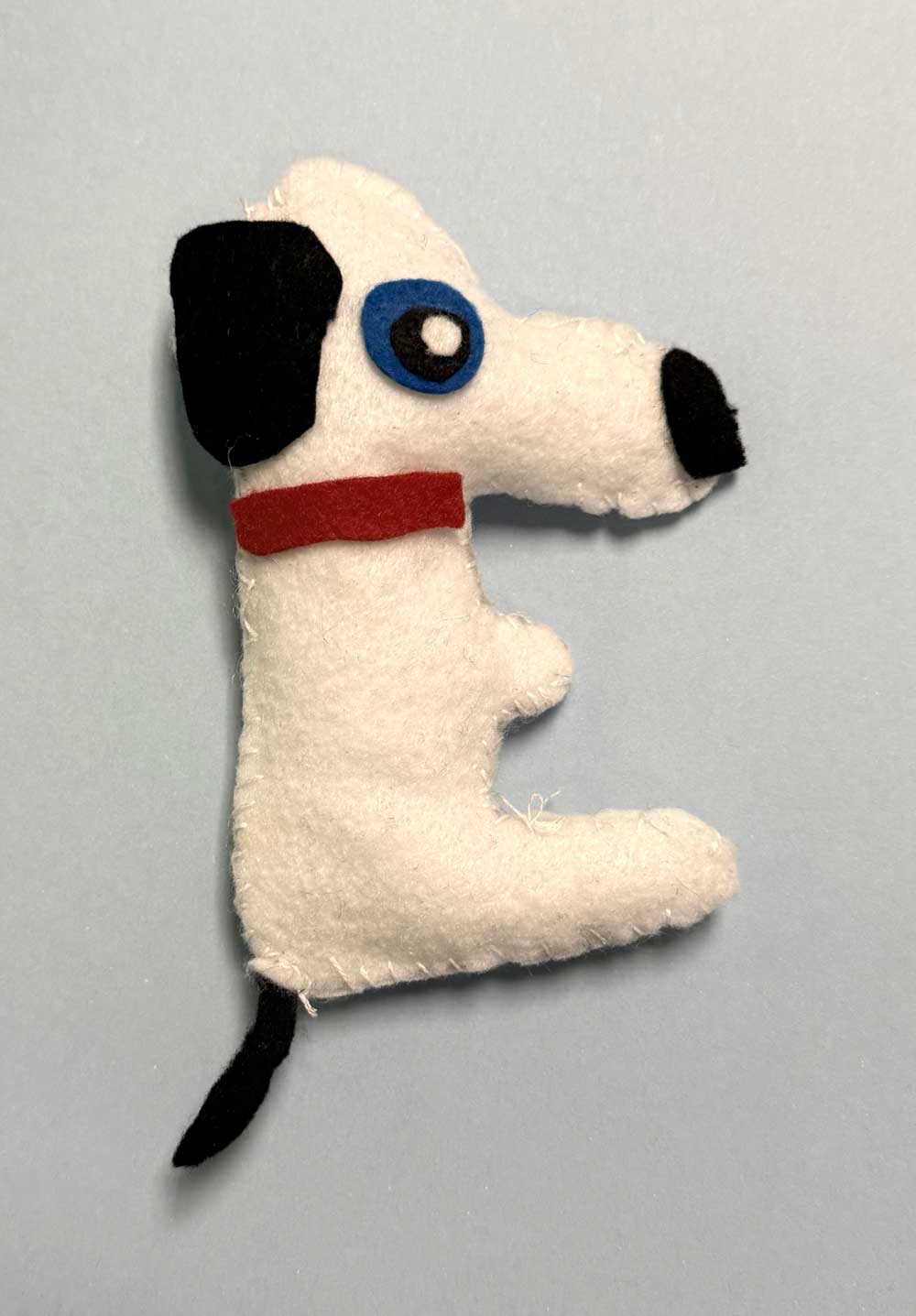 sewn puppy