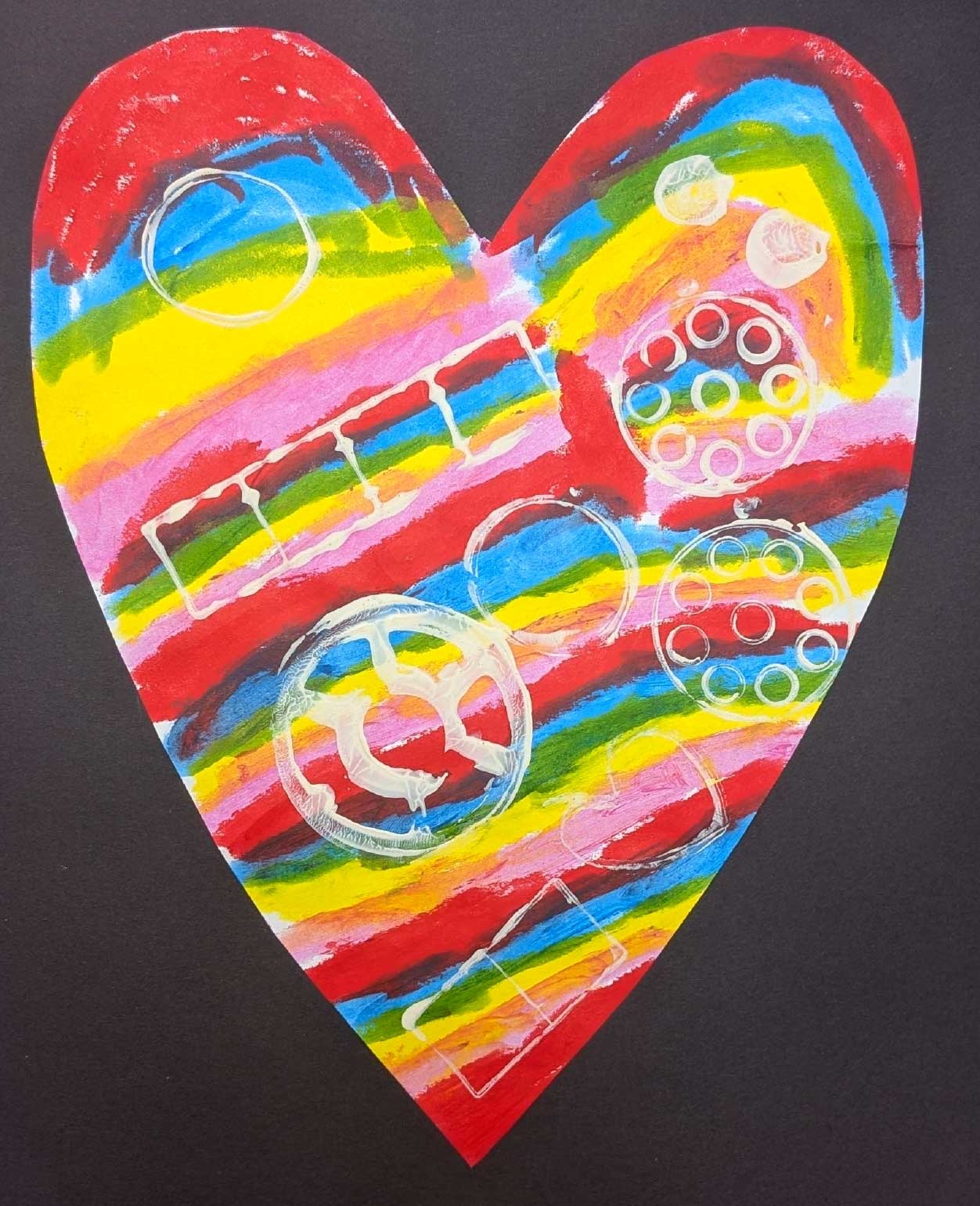 Connor Cooper, Colorful Prints, Kindergarten, PVP, teacher Kellie Comstock