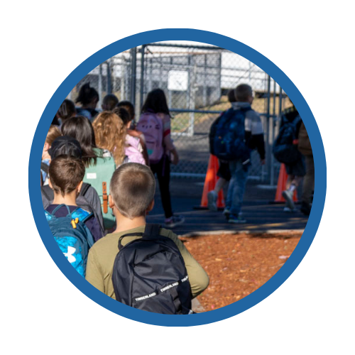 Students head to school