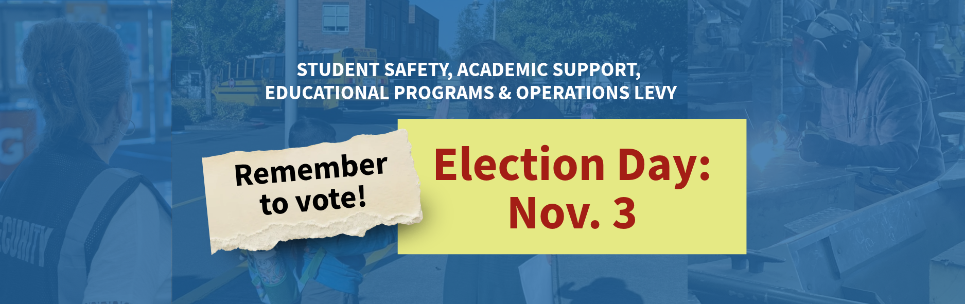don't forget to vote on Nov. 3