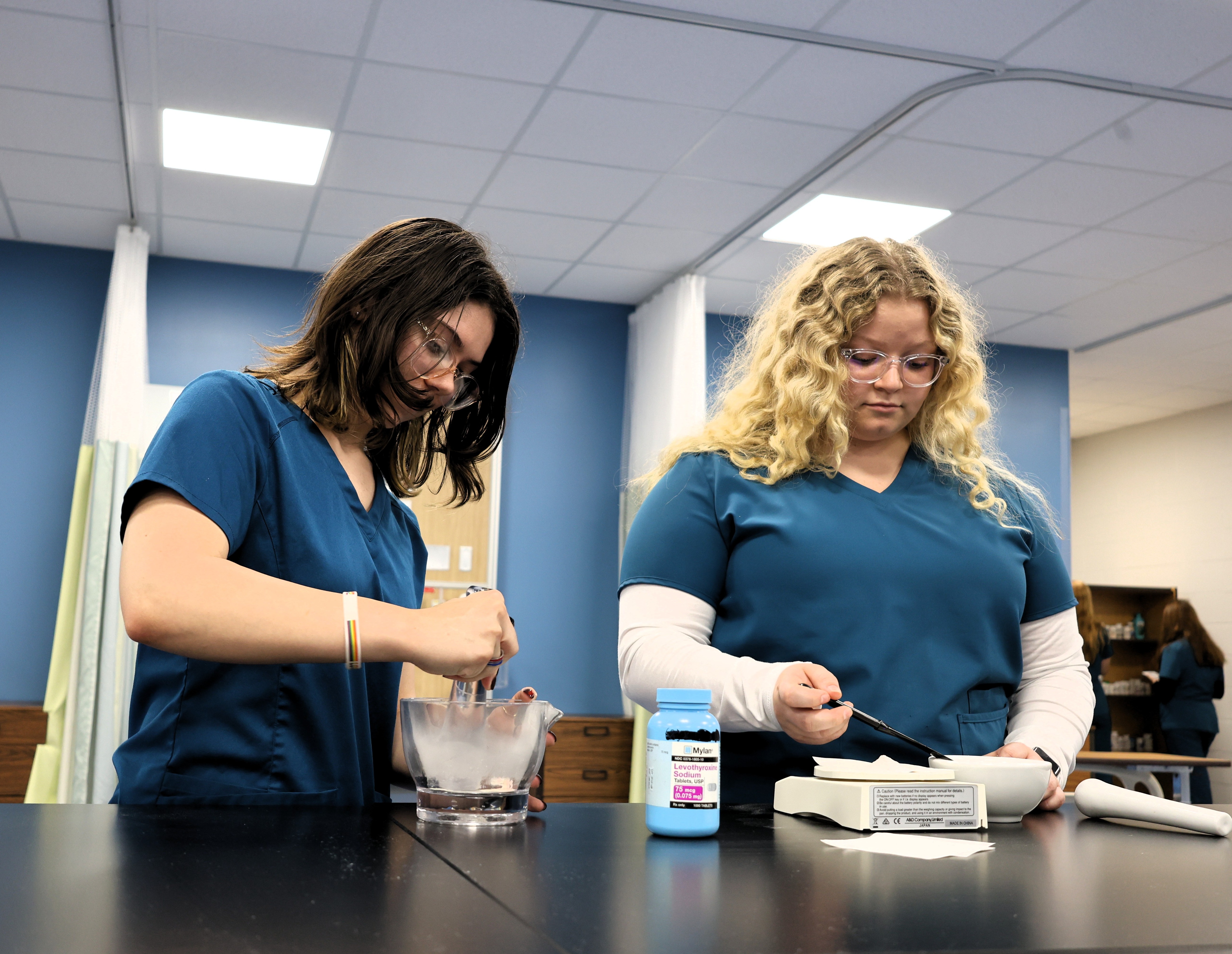 Pharmacy tech student