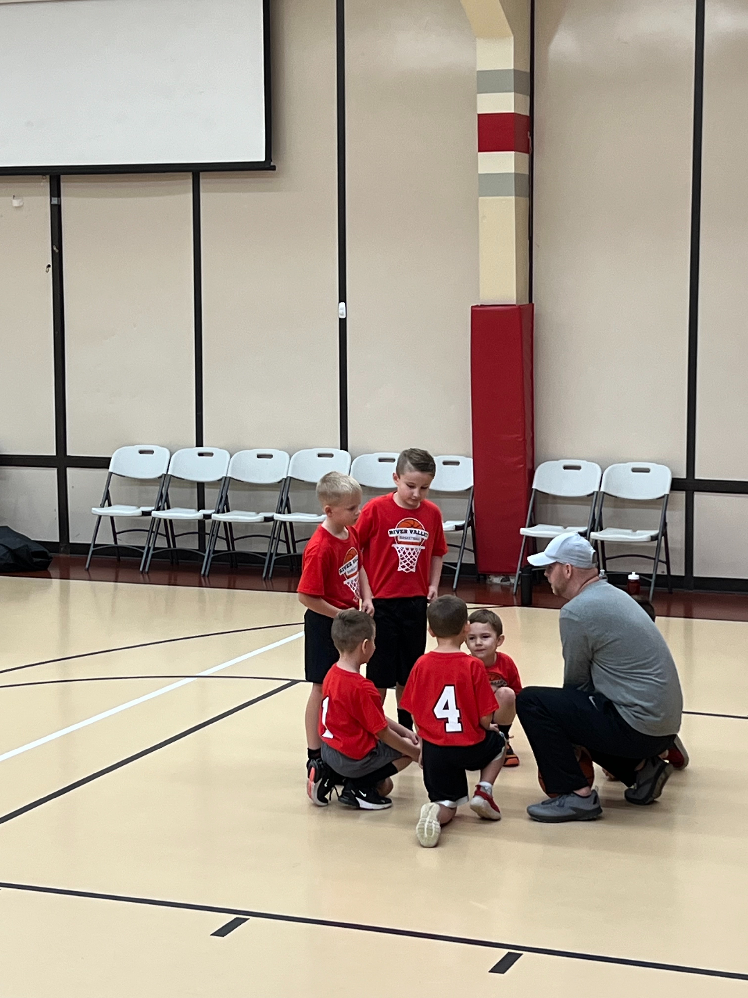 Students Playing Basketball