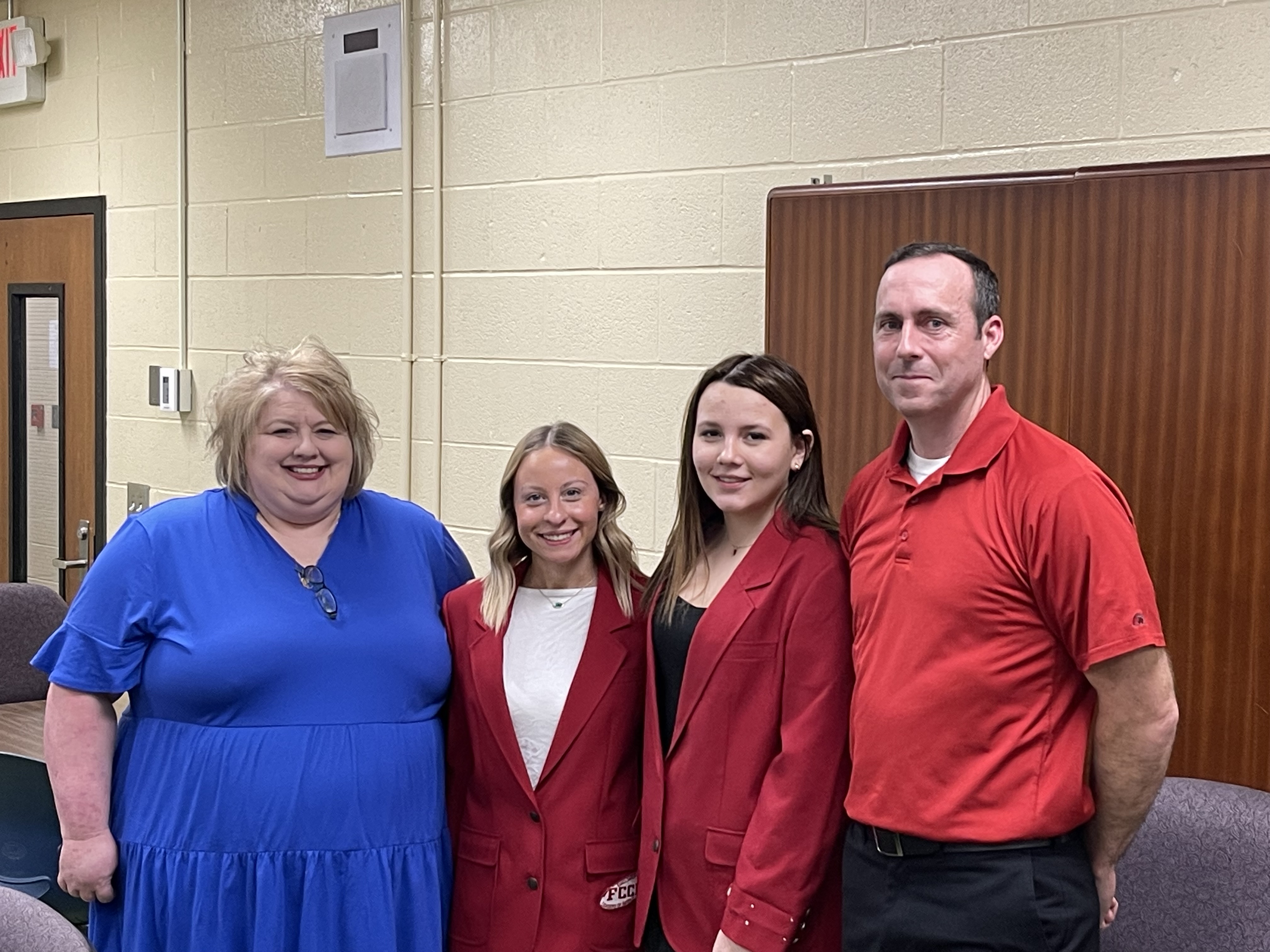 Students and Teachers at Board Meeting