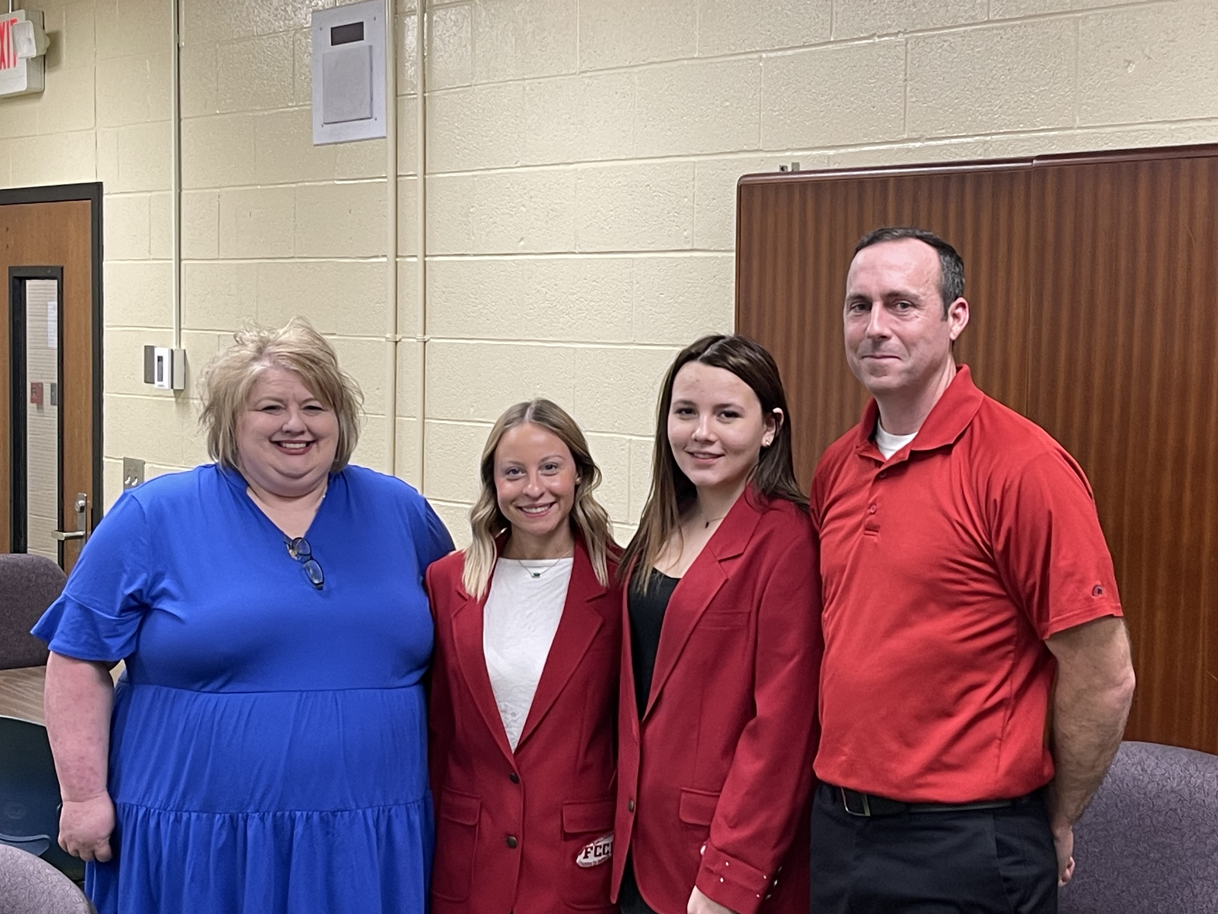 Students and Teachers at Board Meeting