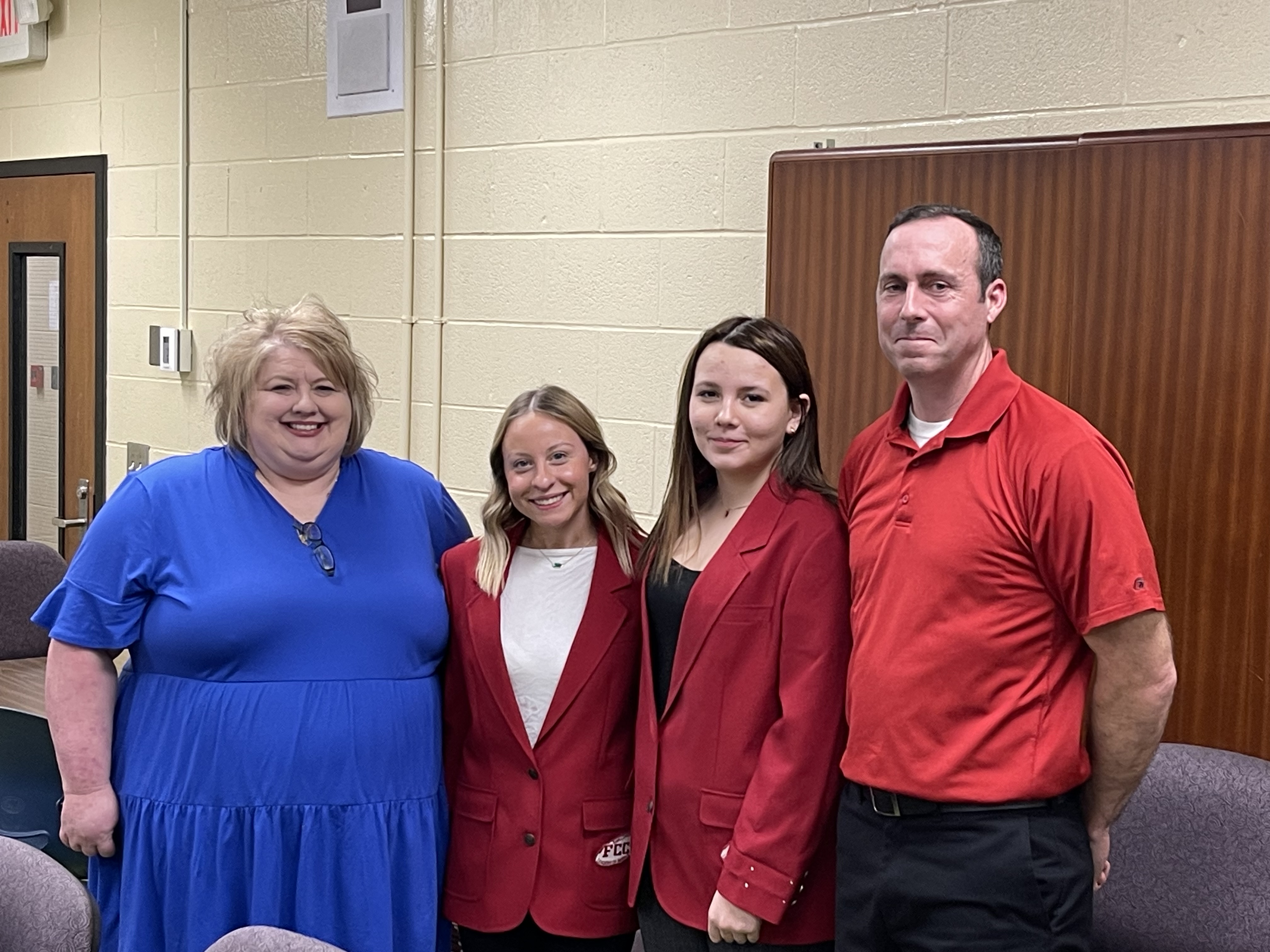 Students and Teachers at Board Meeting