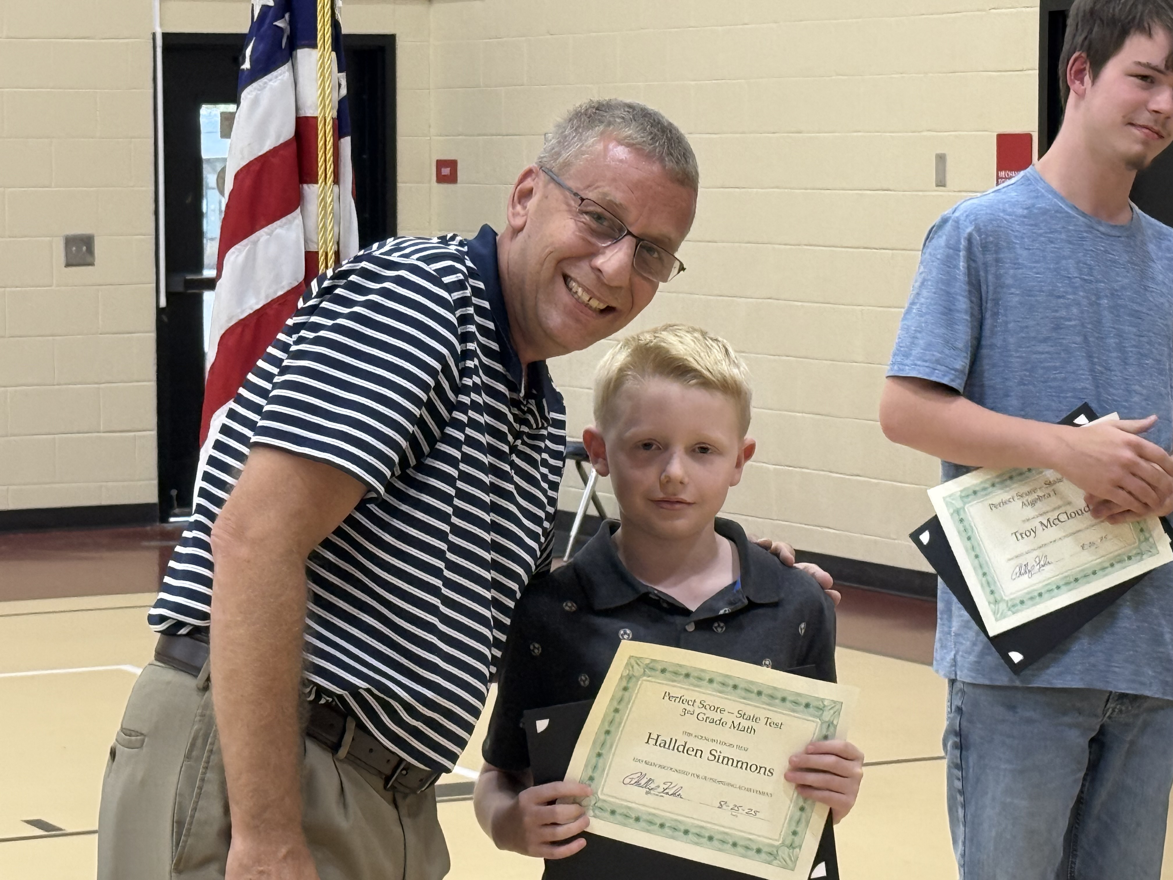 Student Receiving and Award