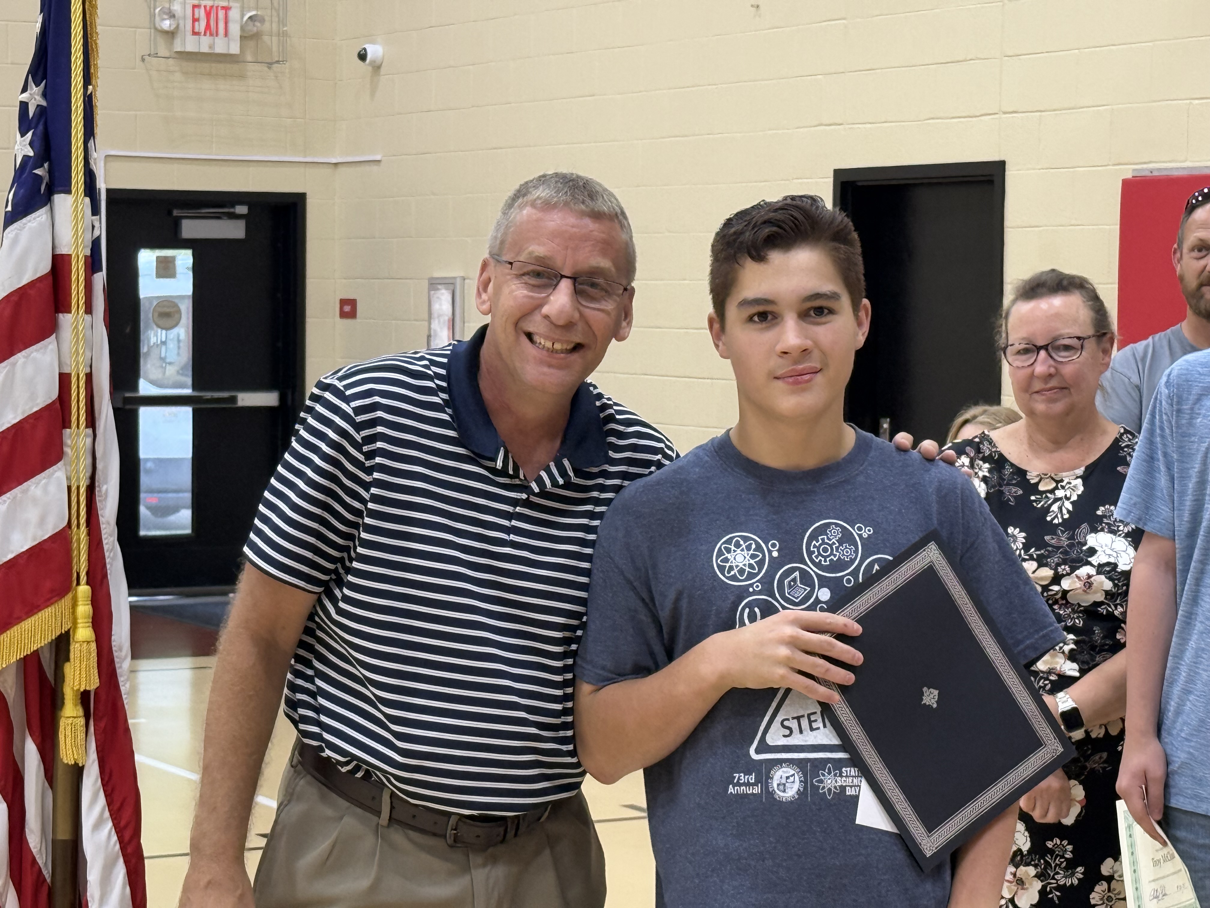 Student Receiving an Award