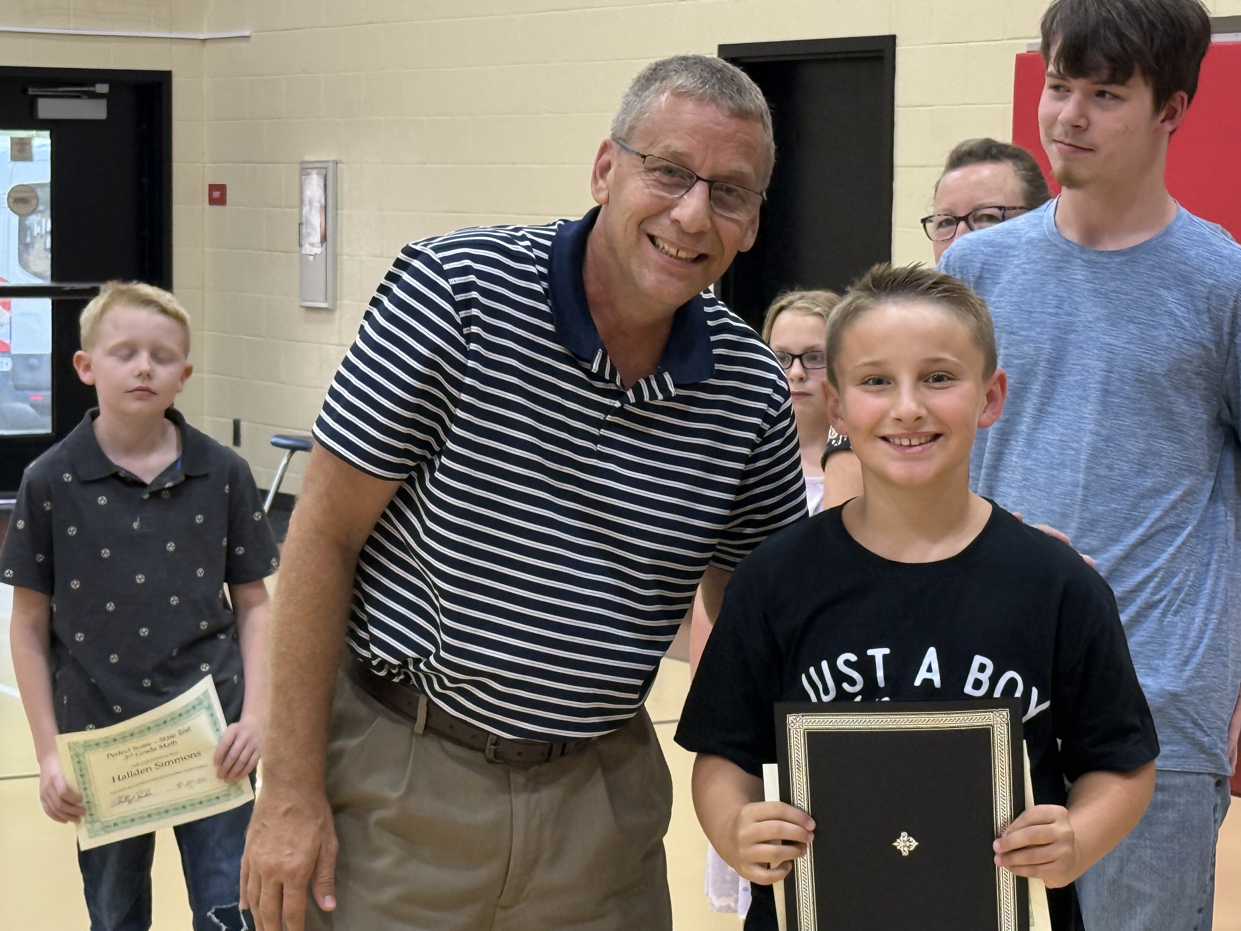 Student Receiving an Award