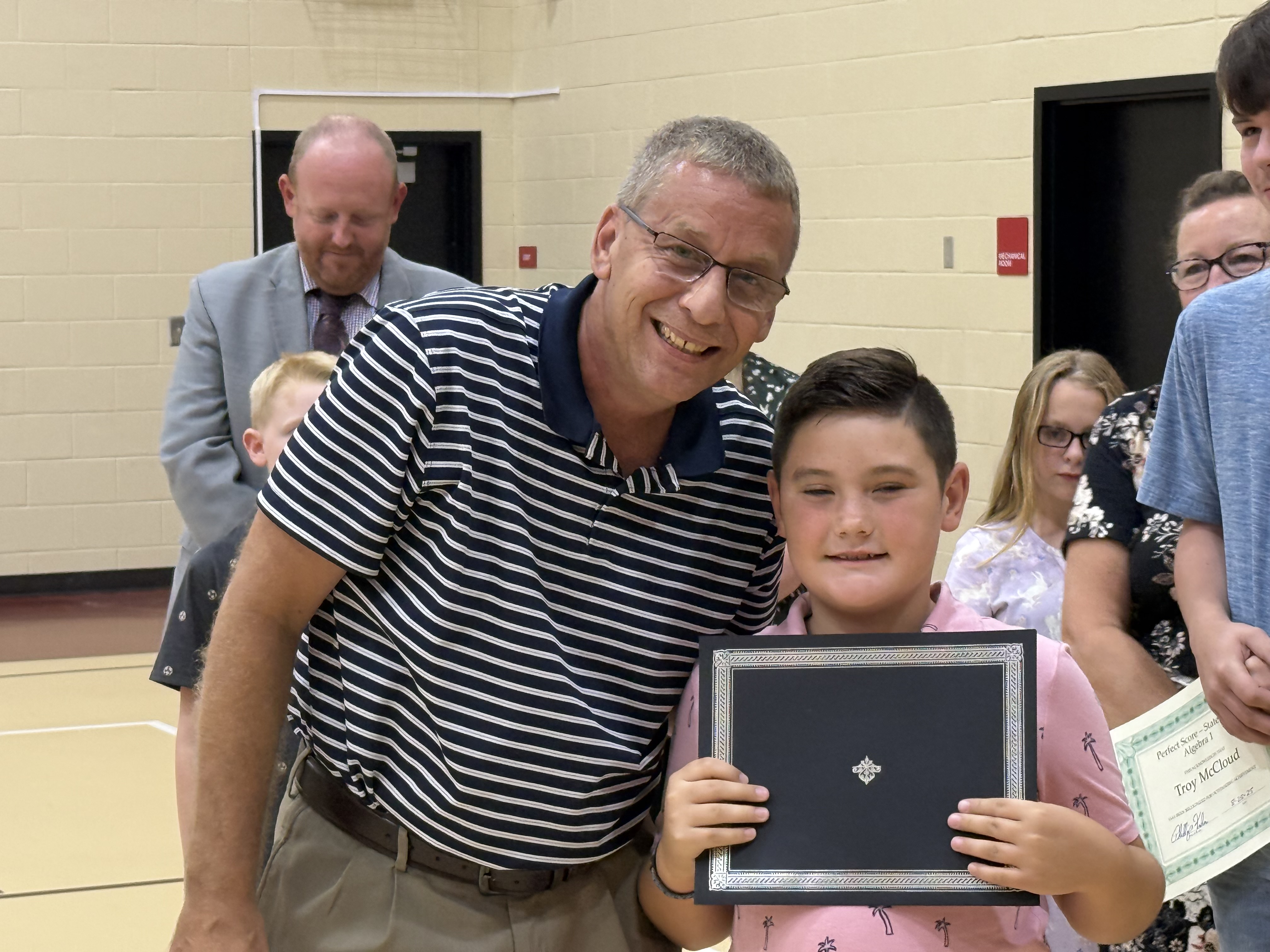 Student Receiving an Award