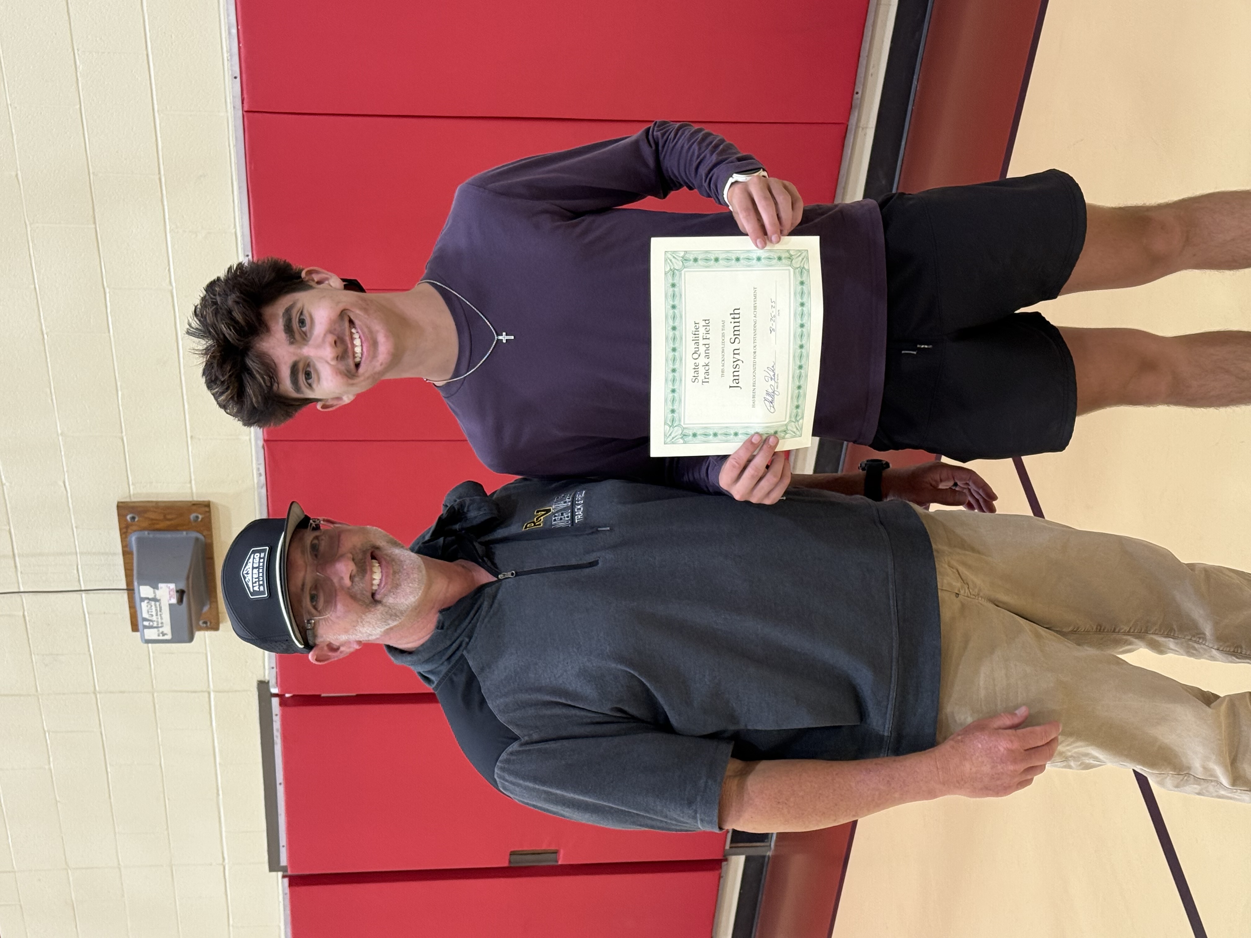 Student Receiving an Award