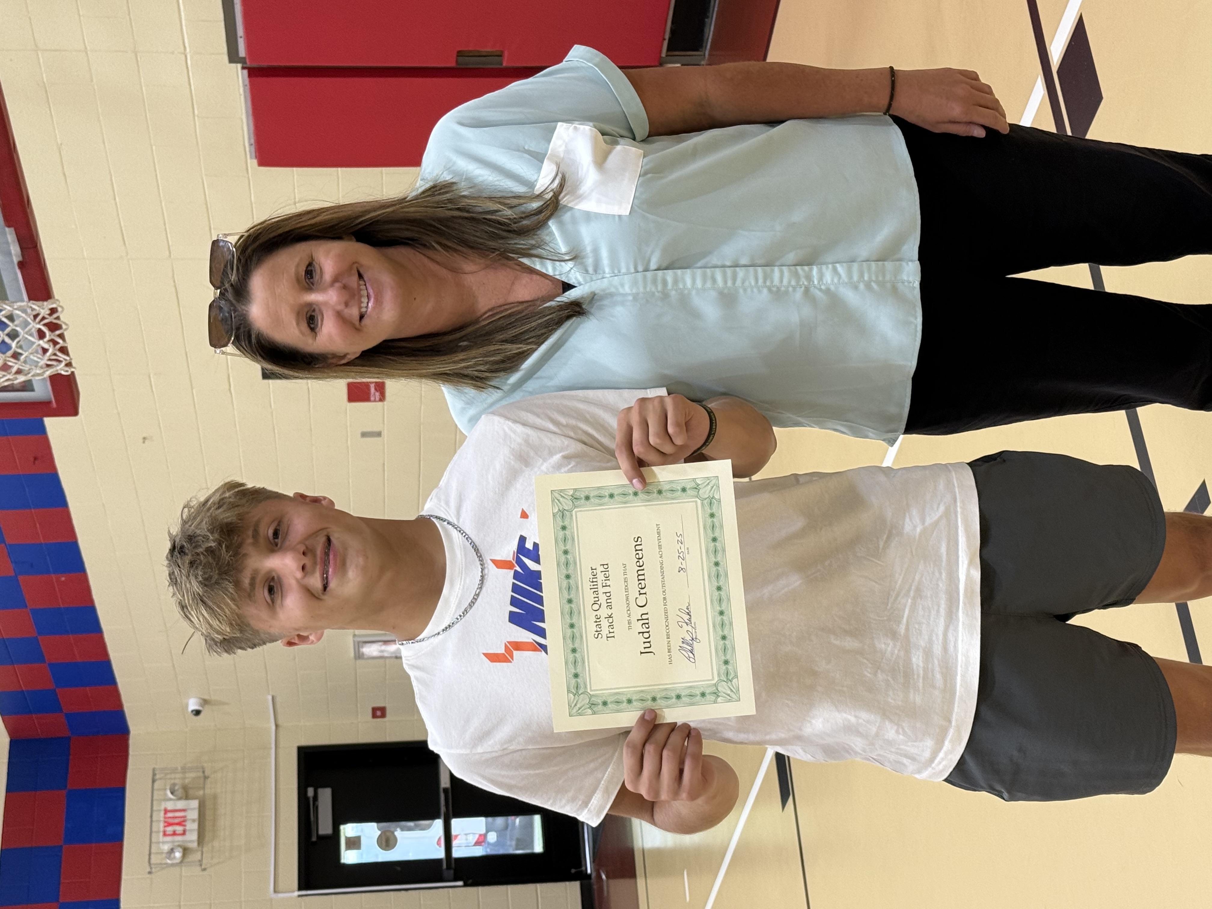 Student Receiving an Award