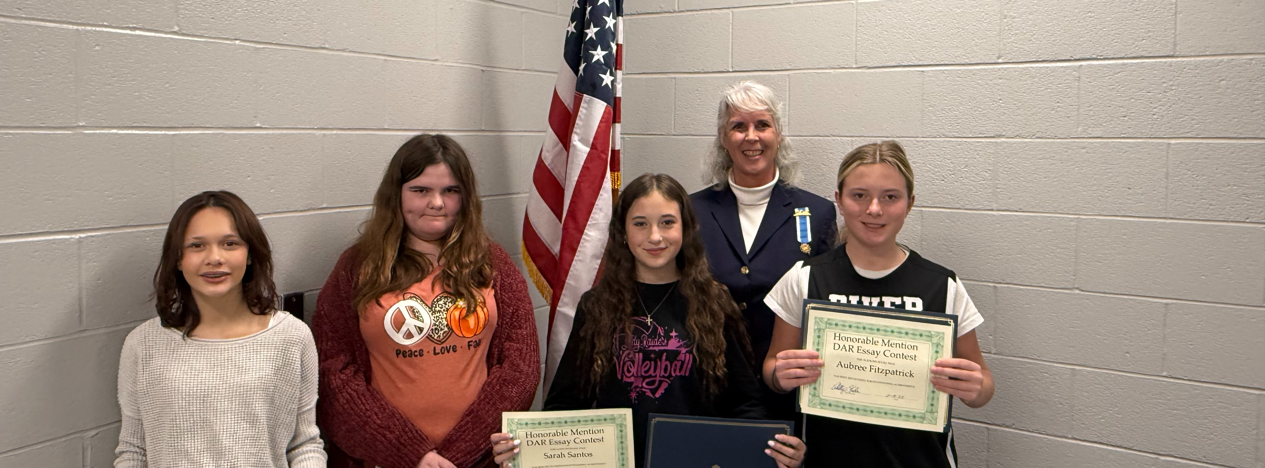 Students Receiving Award