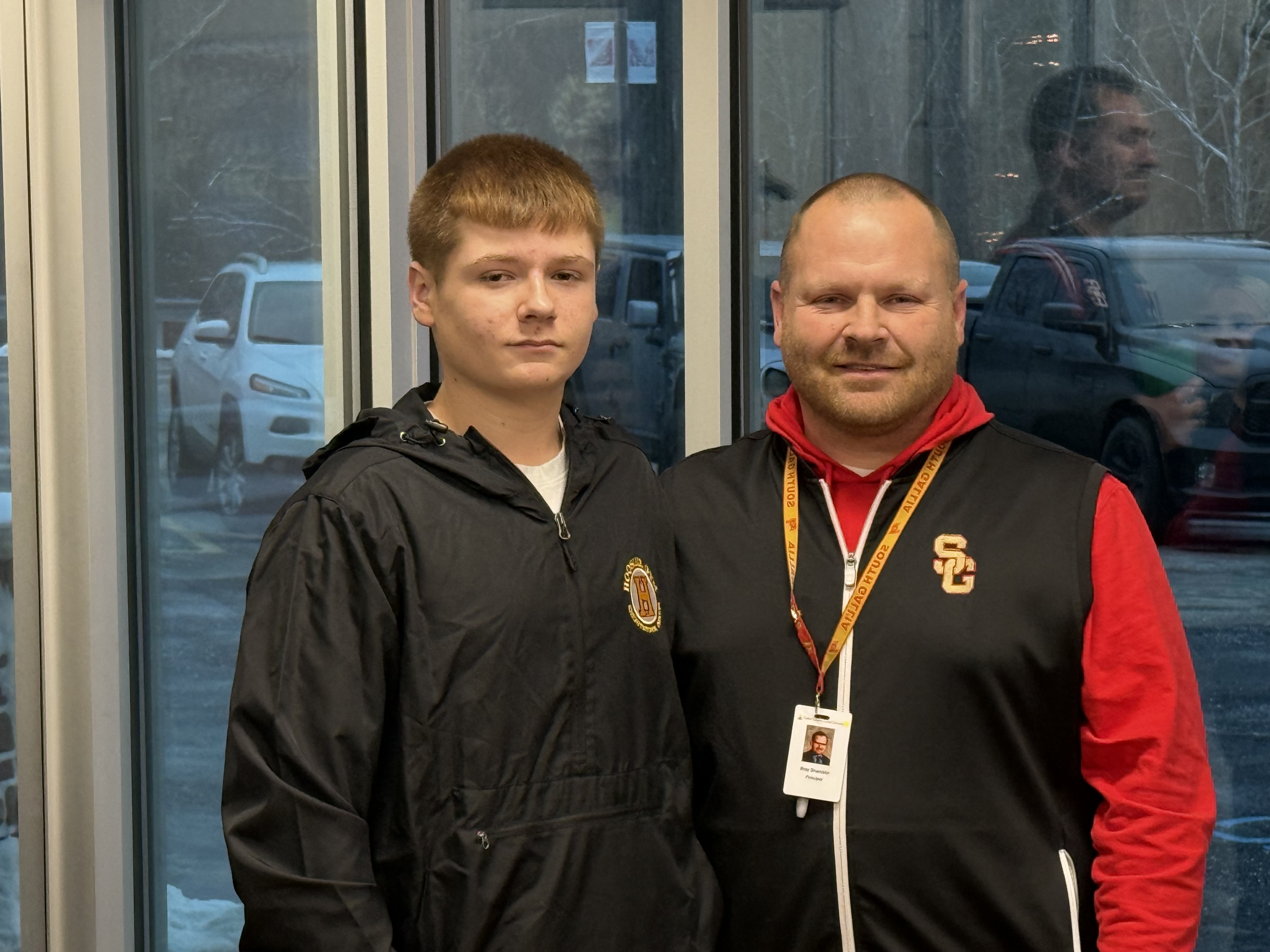 students at board meeting