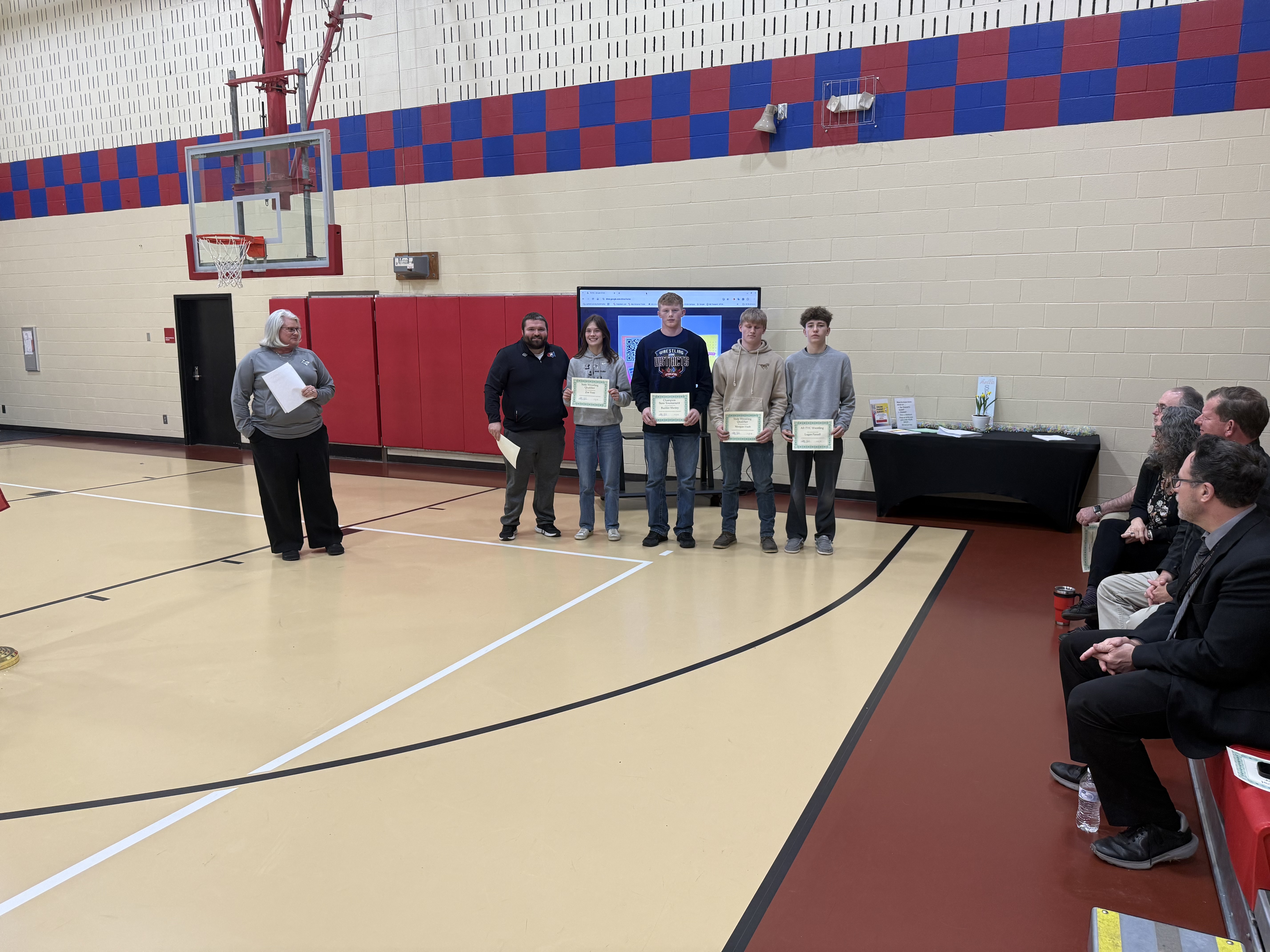 Students Receiving an Award