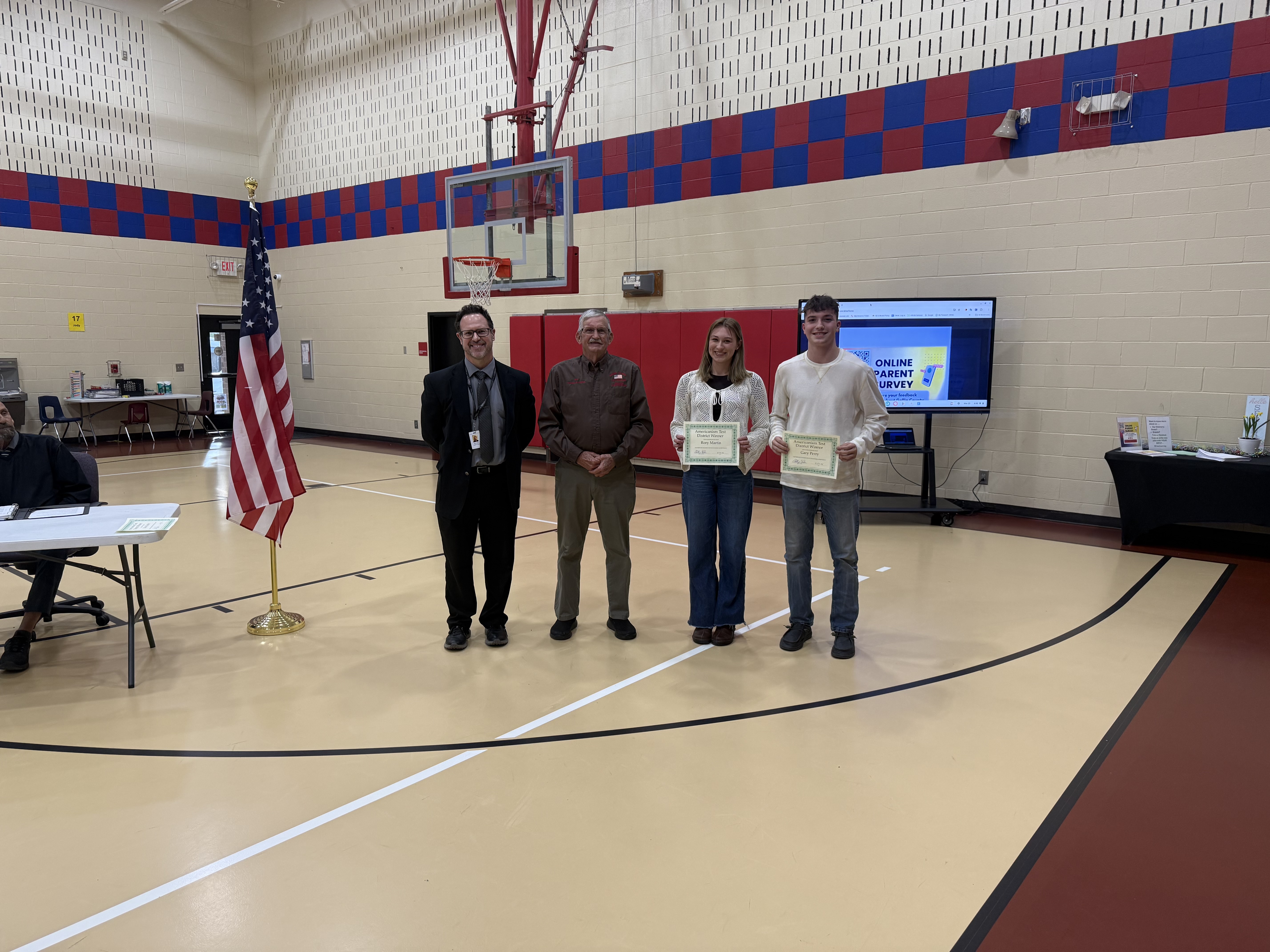 Student Receiving an Award