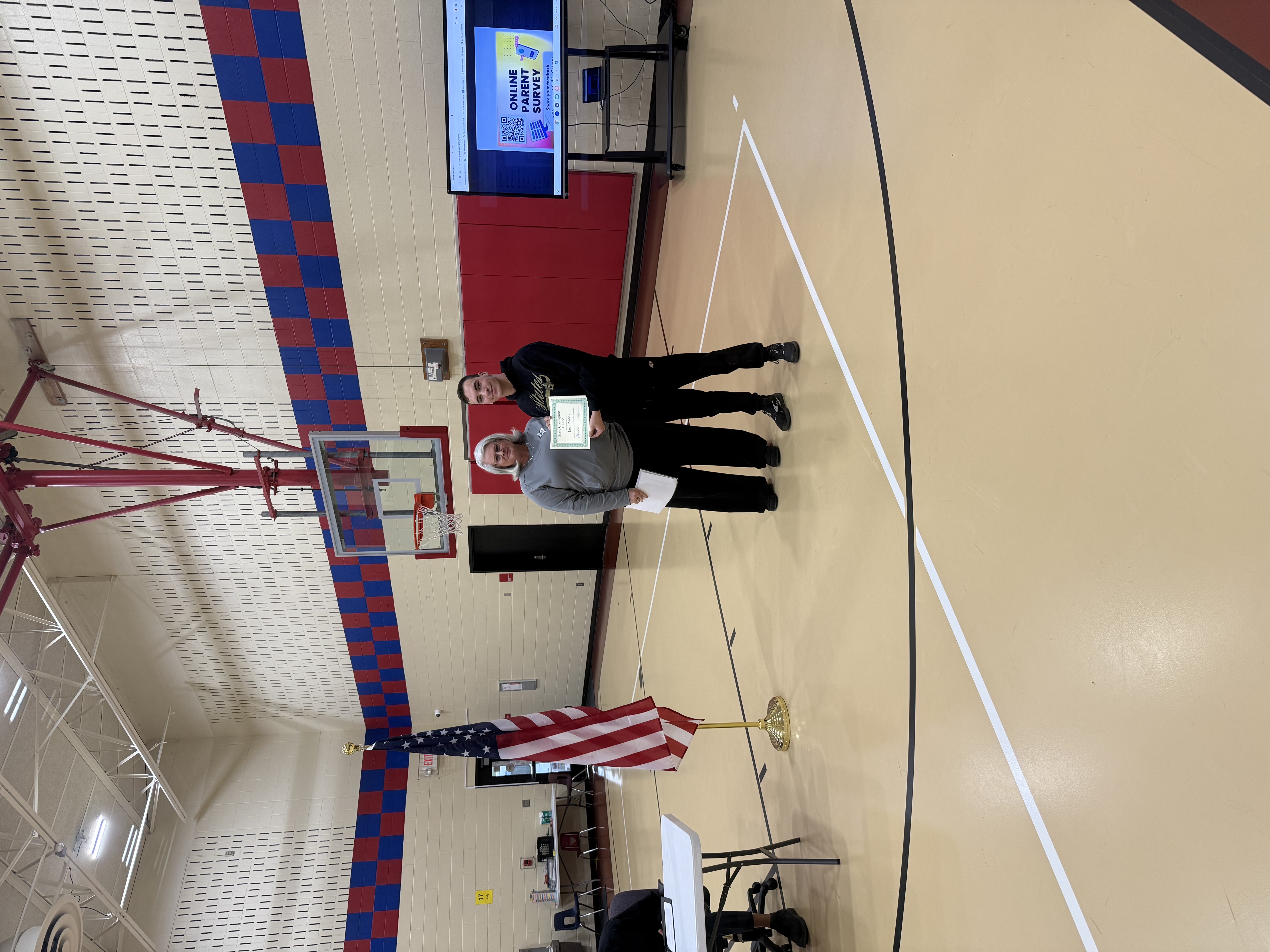 Student Receiving an Award