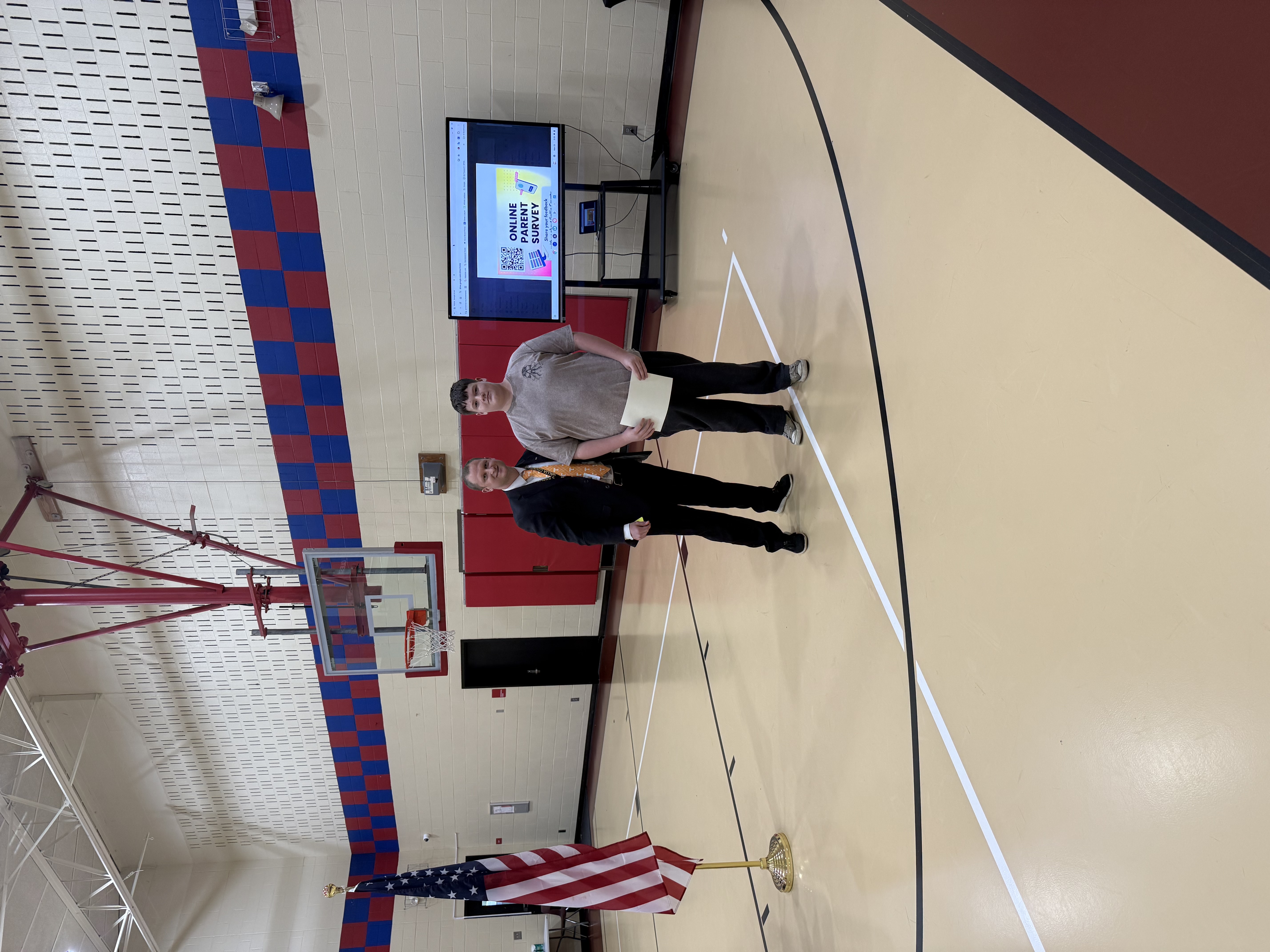 Student Receiving an Award