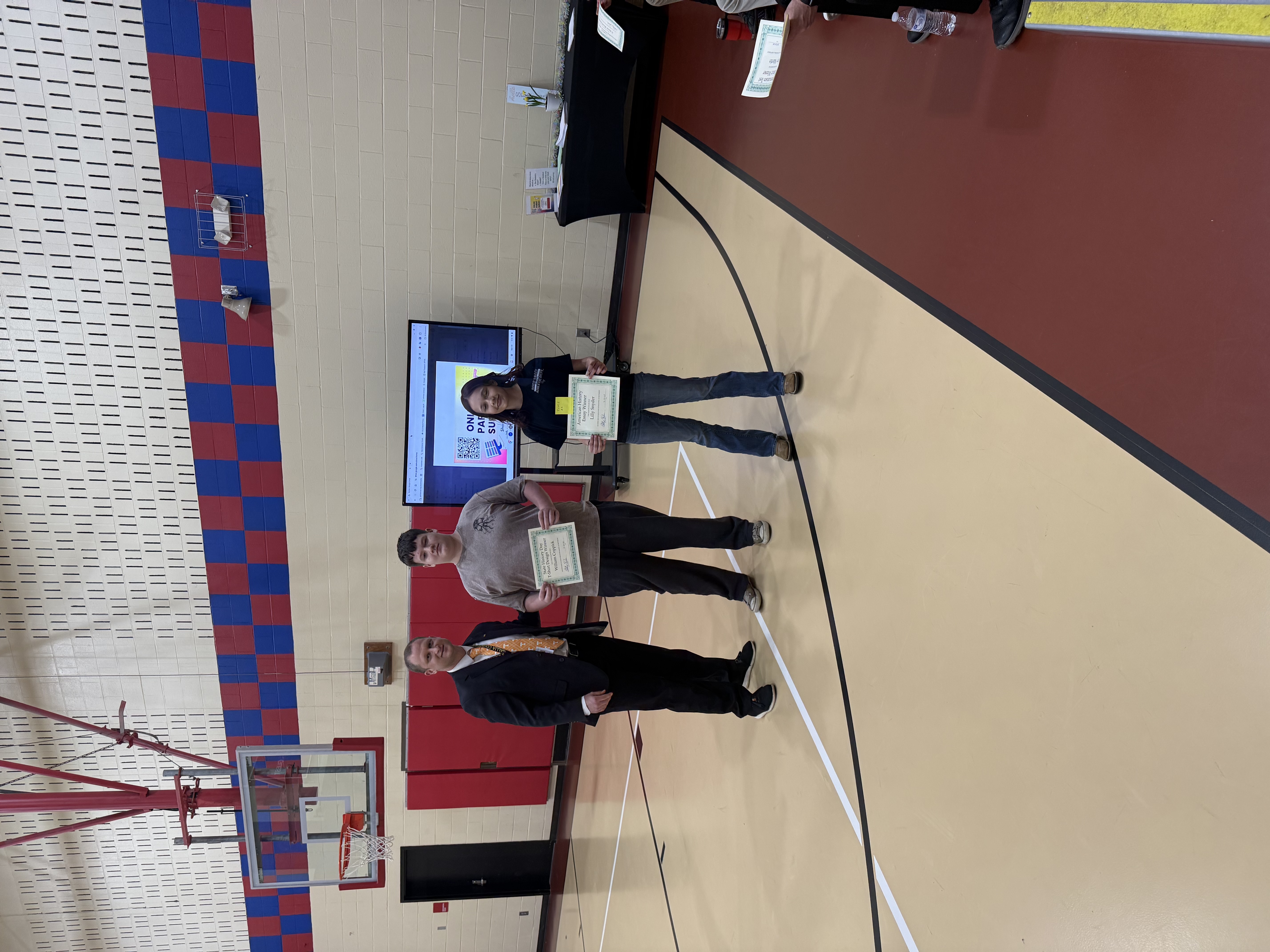 Student Receiving an Award