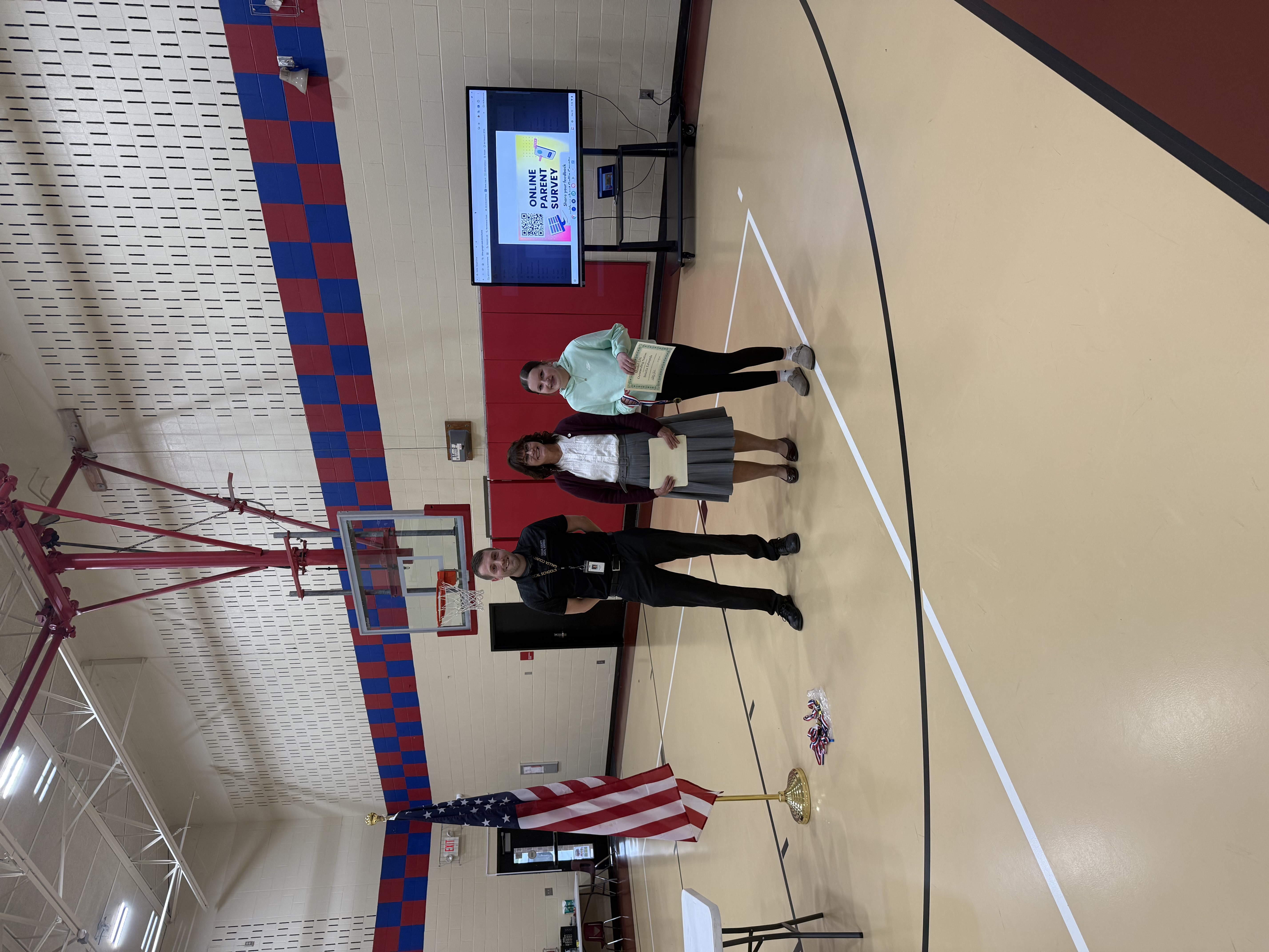 Student Receiving an Award