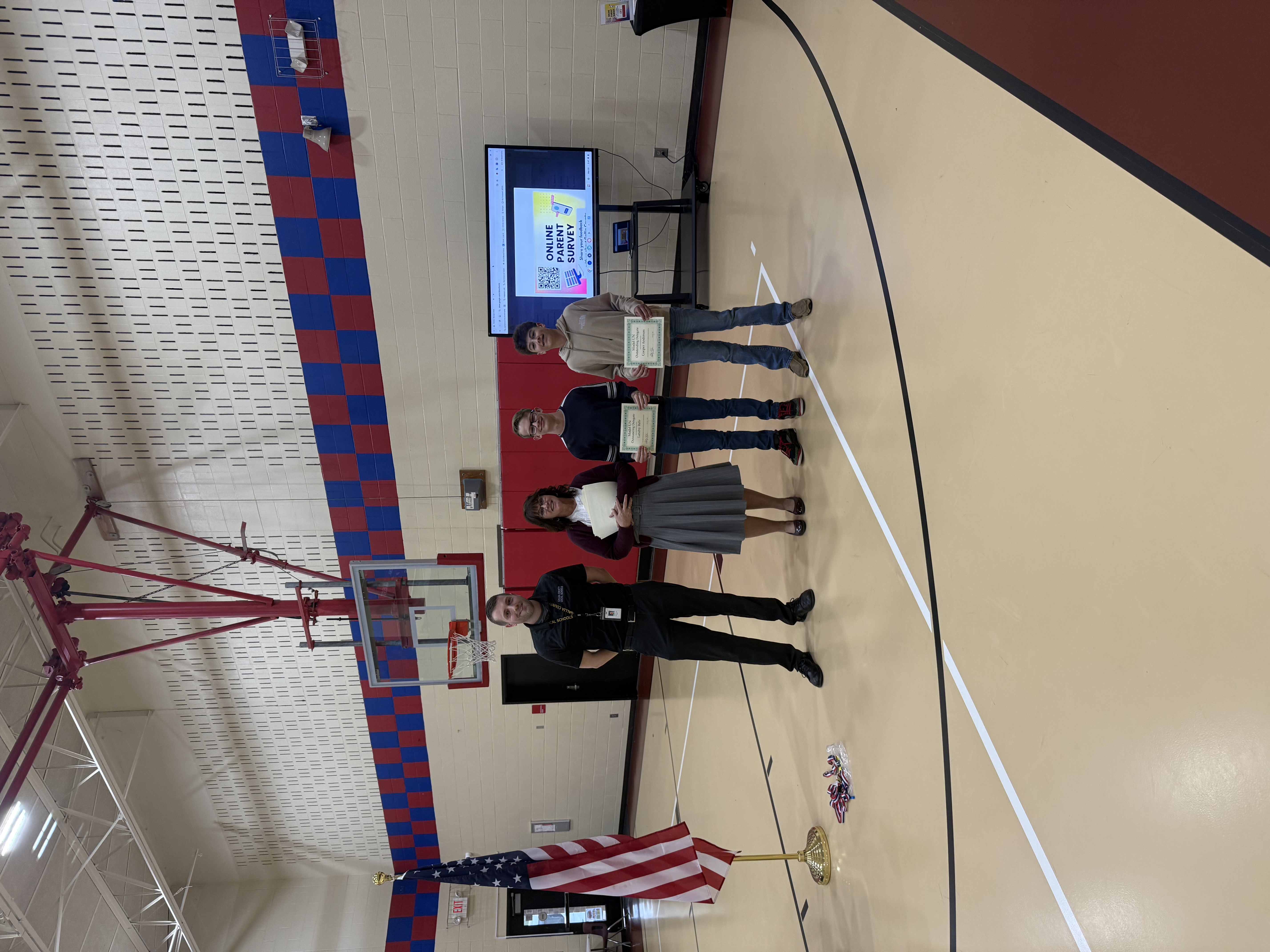 Student Receiving an Award