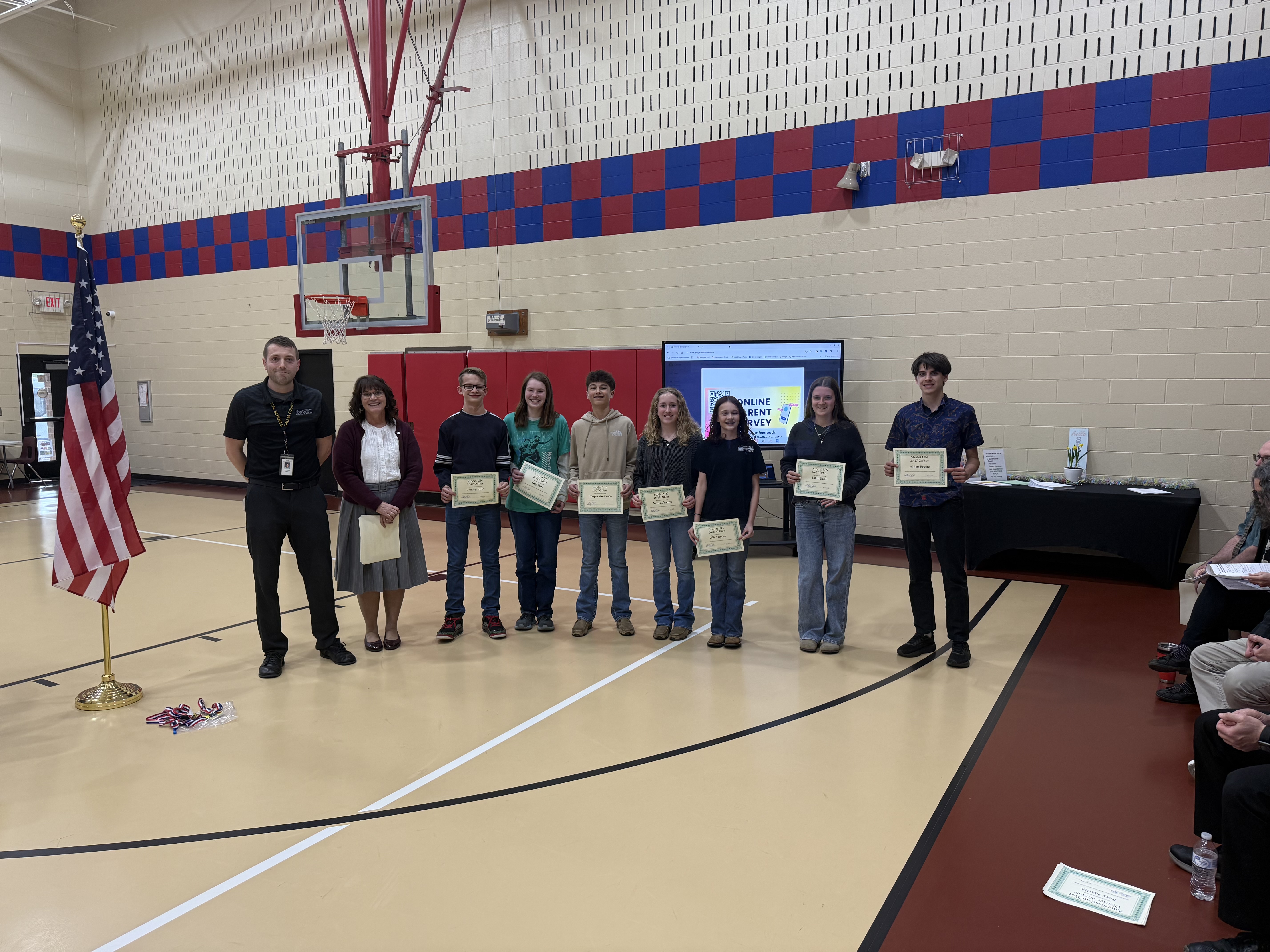 Student Receiving an Award