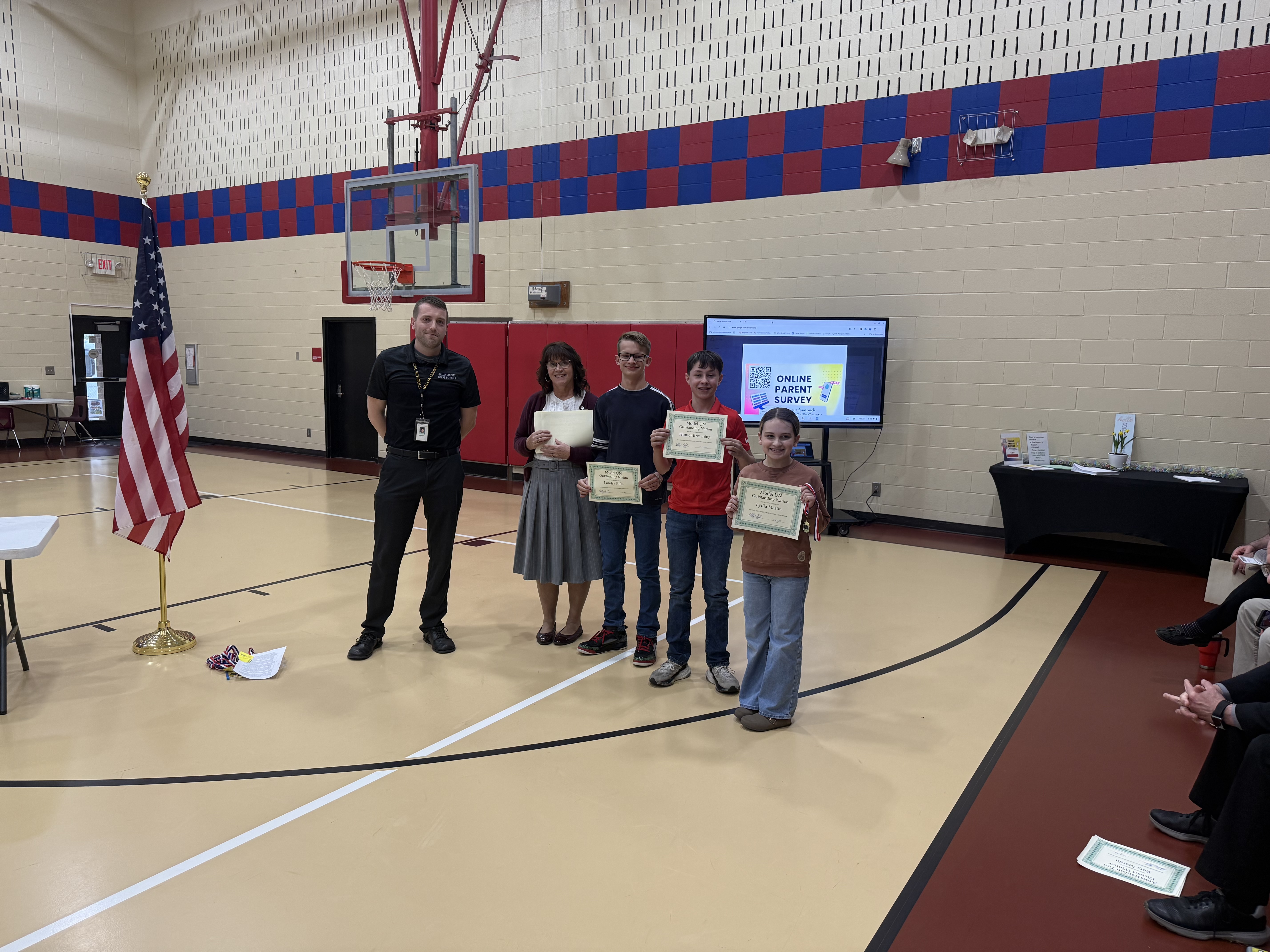 Student Receiving an Award