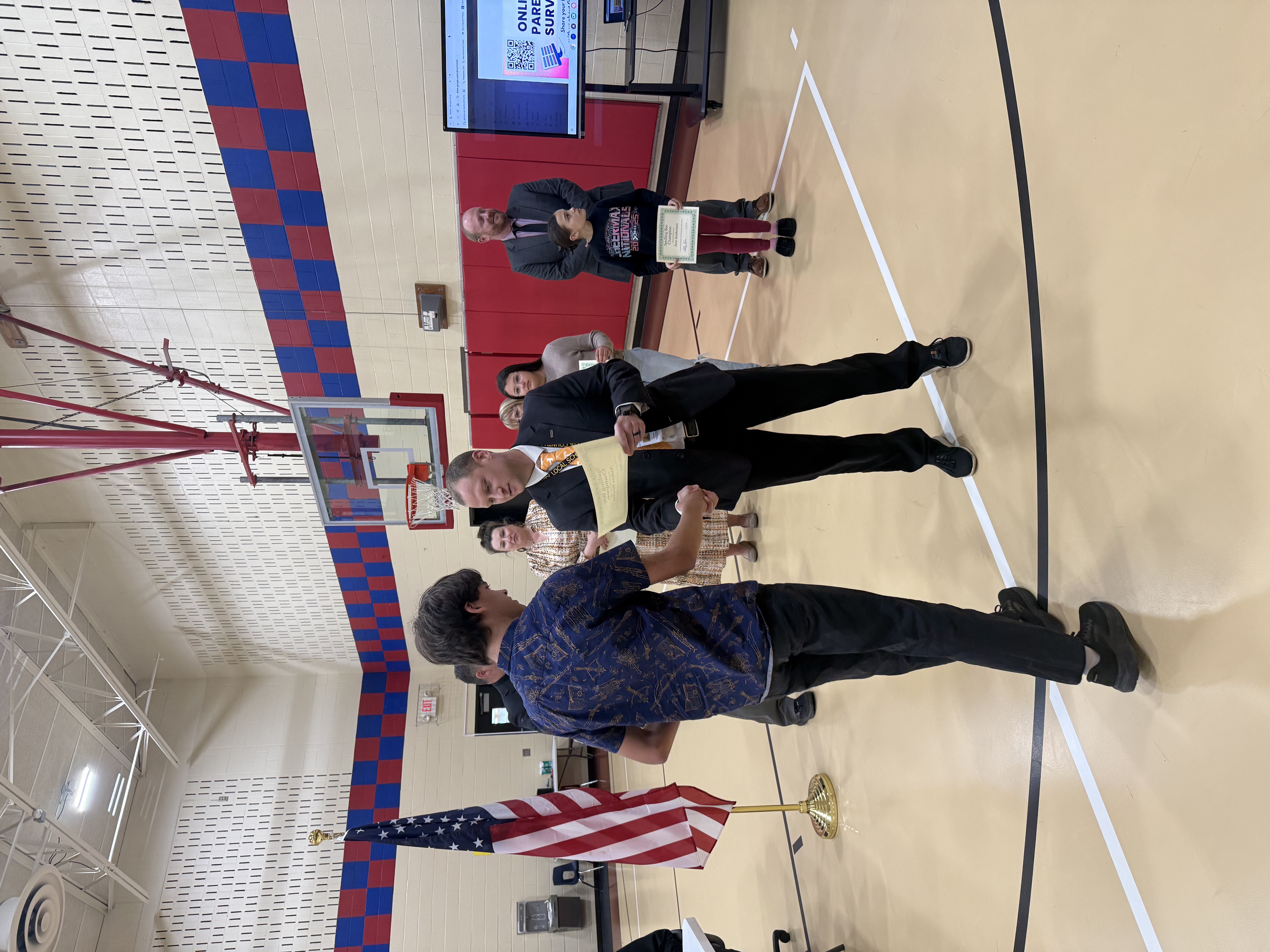 Student Receiving an Award