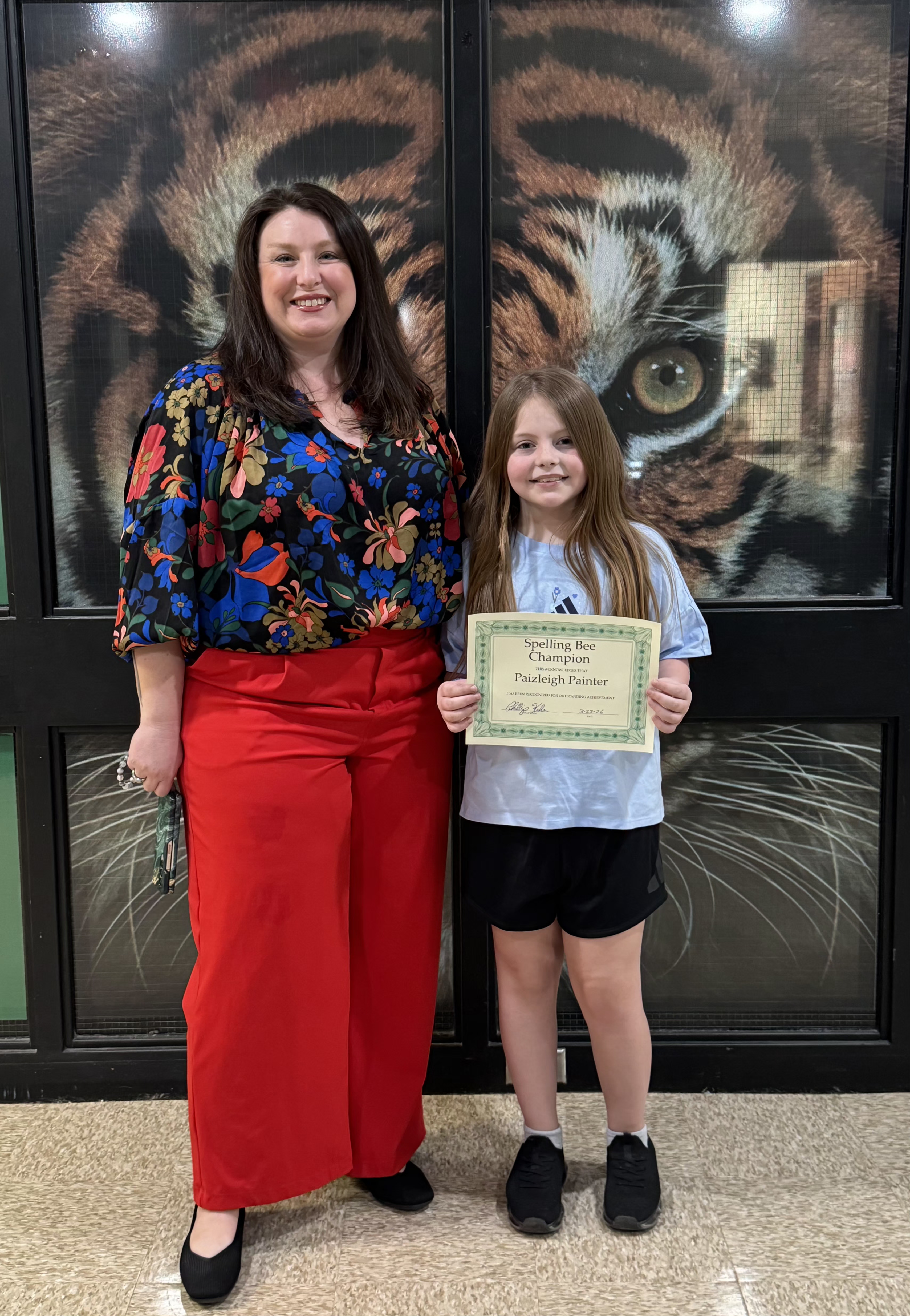 Student Receiving an Award