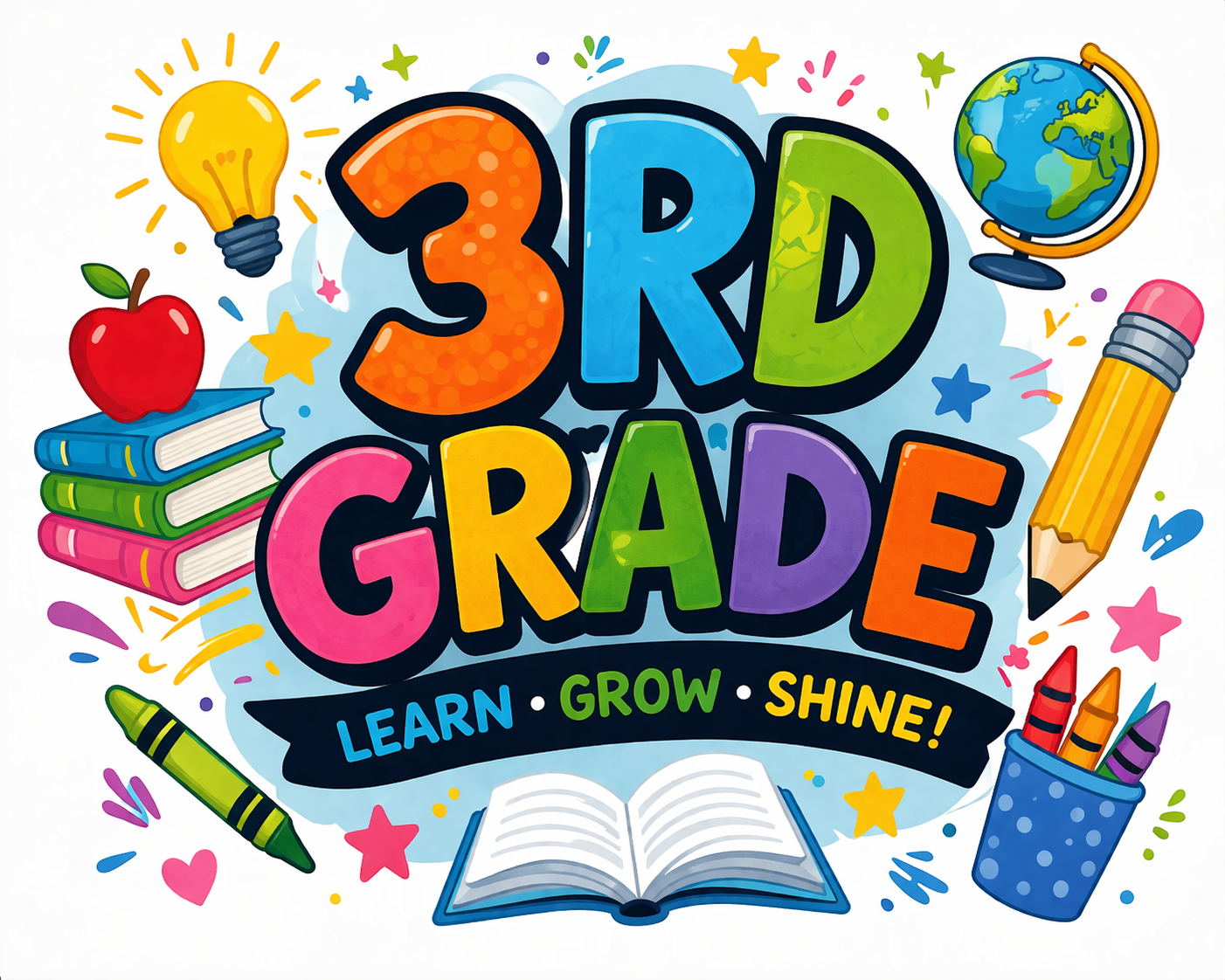 3rd Grade Learn, Grow, Shine