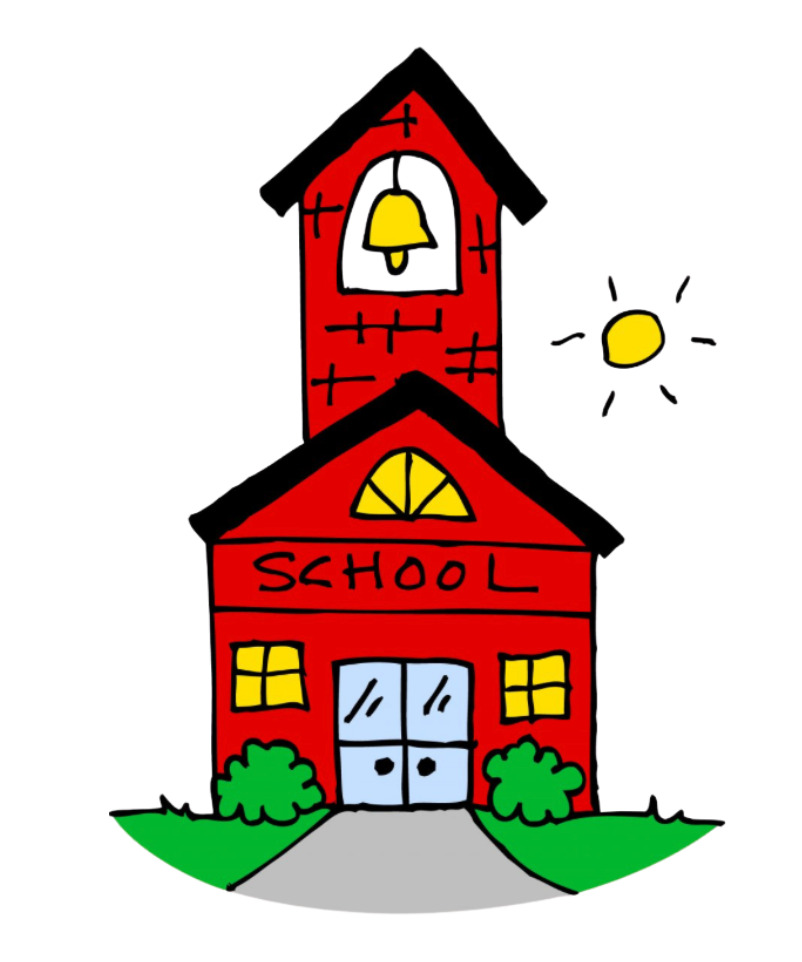 Clip Art Picture of a school house.