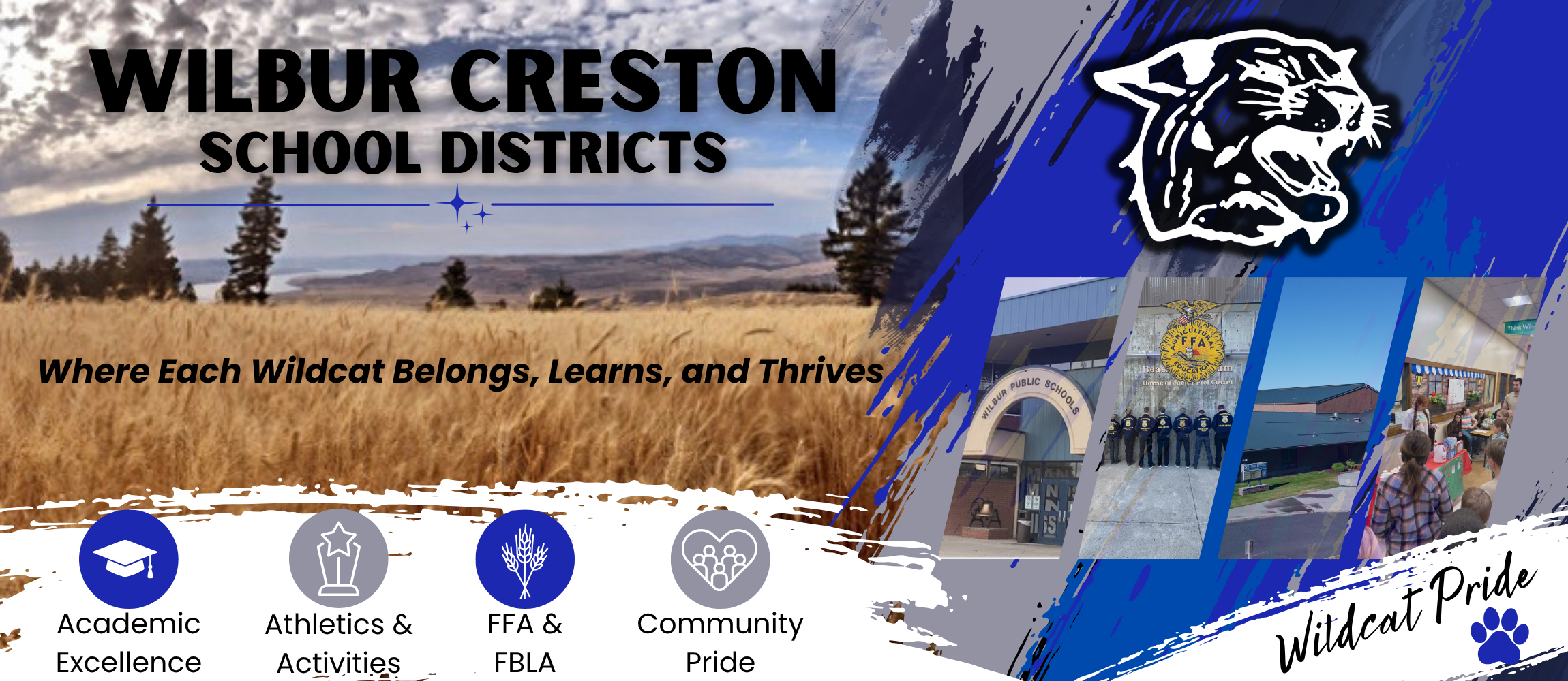 Wilbur-Creston School District Home Page Banner