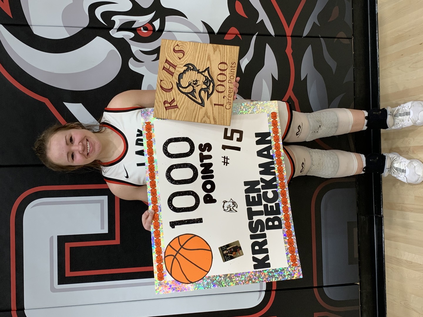 Congratulations to Kristen Beckman for making 1,000 Career Points!!