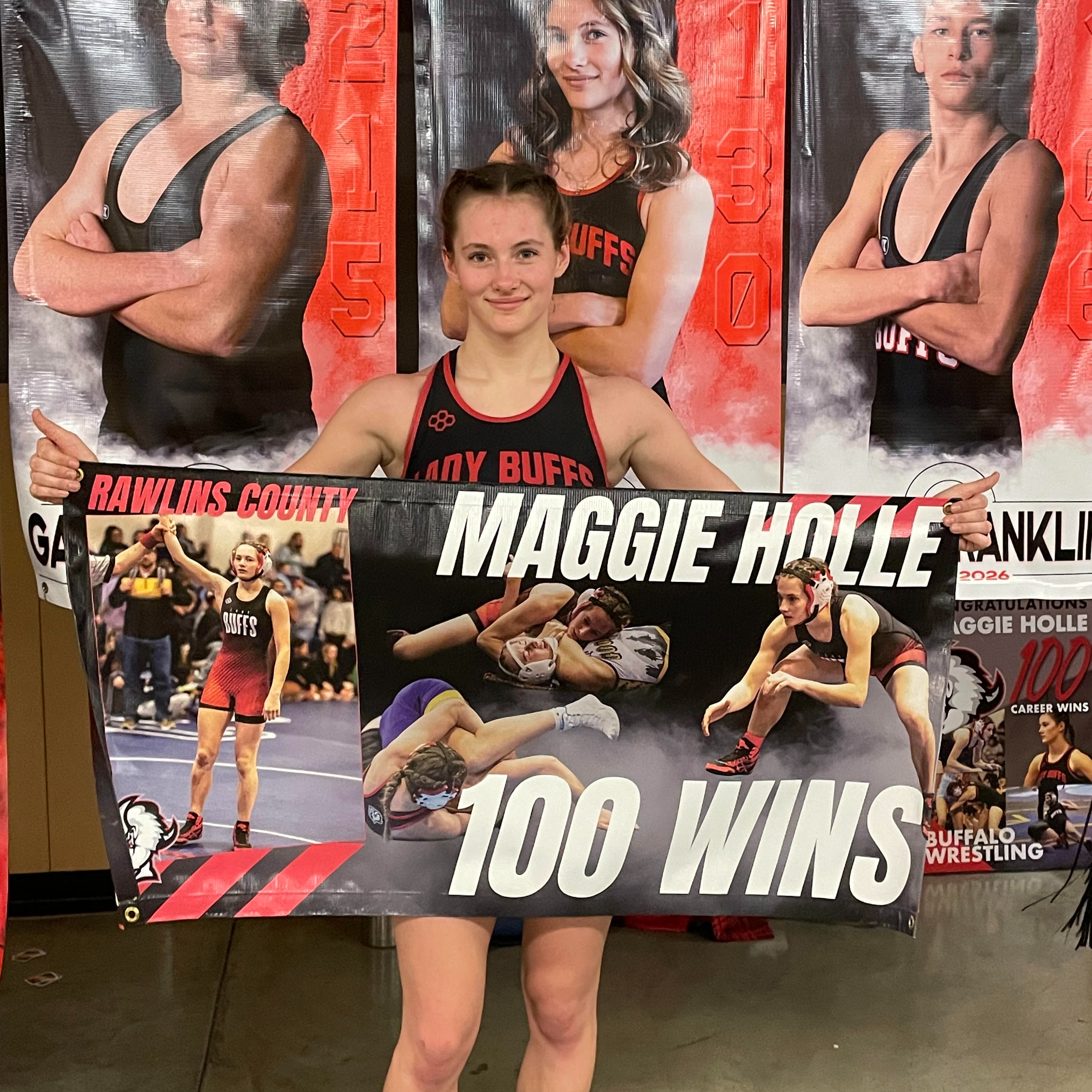 Maggie Holle -100 wins