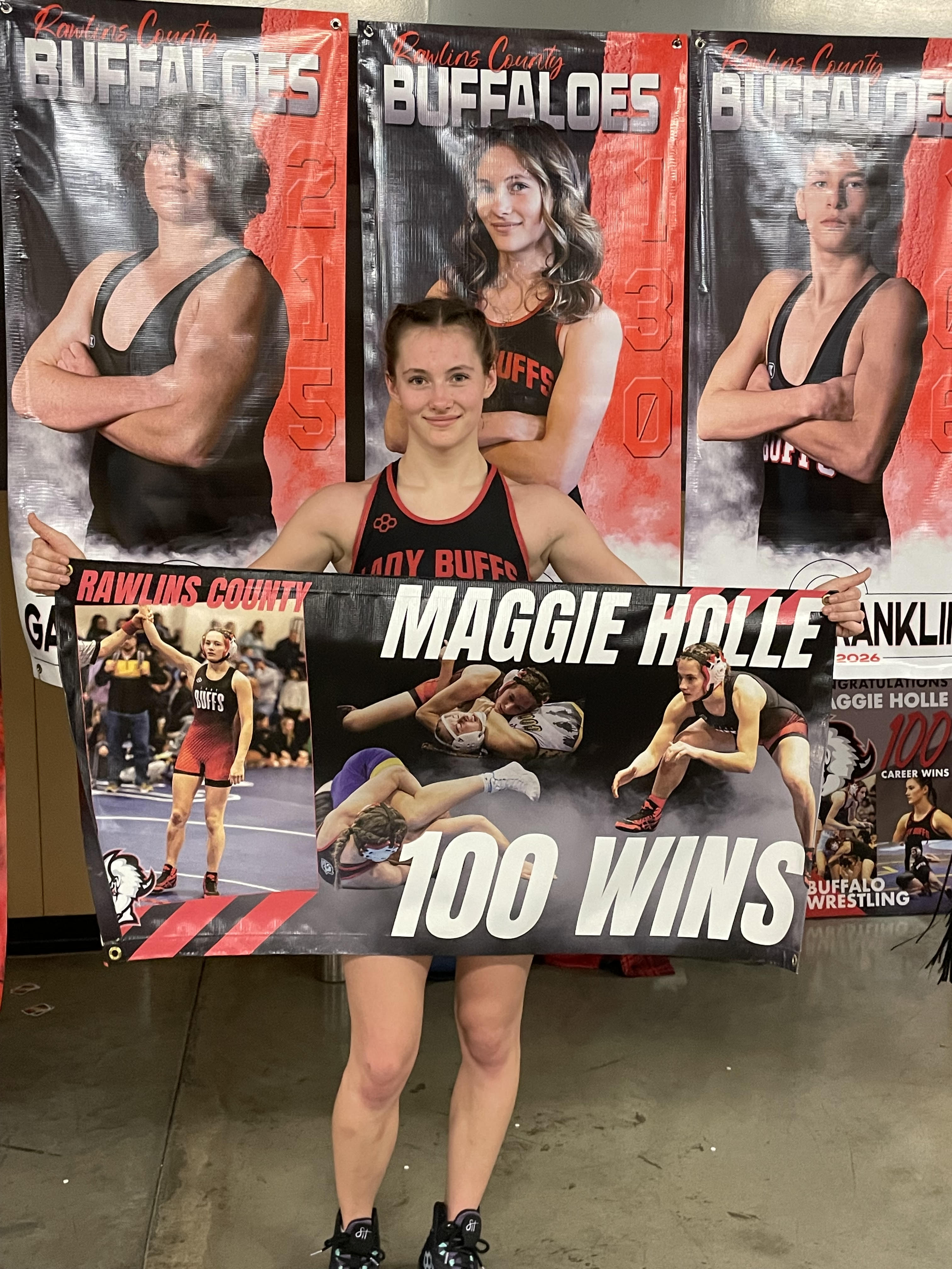 Maggie Holle -100 wins