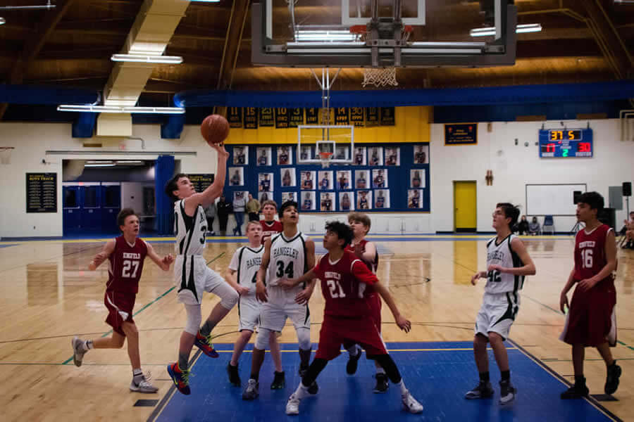 Middle School Boys Basketball.