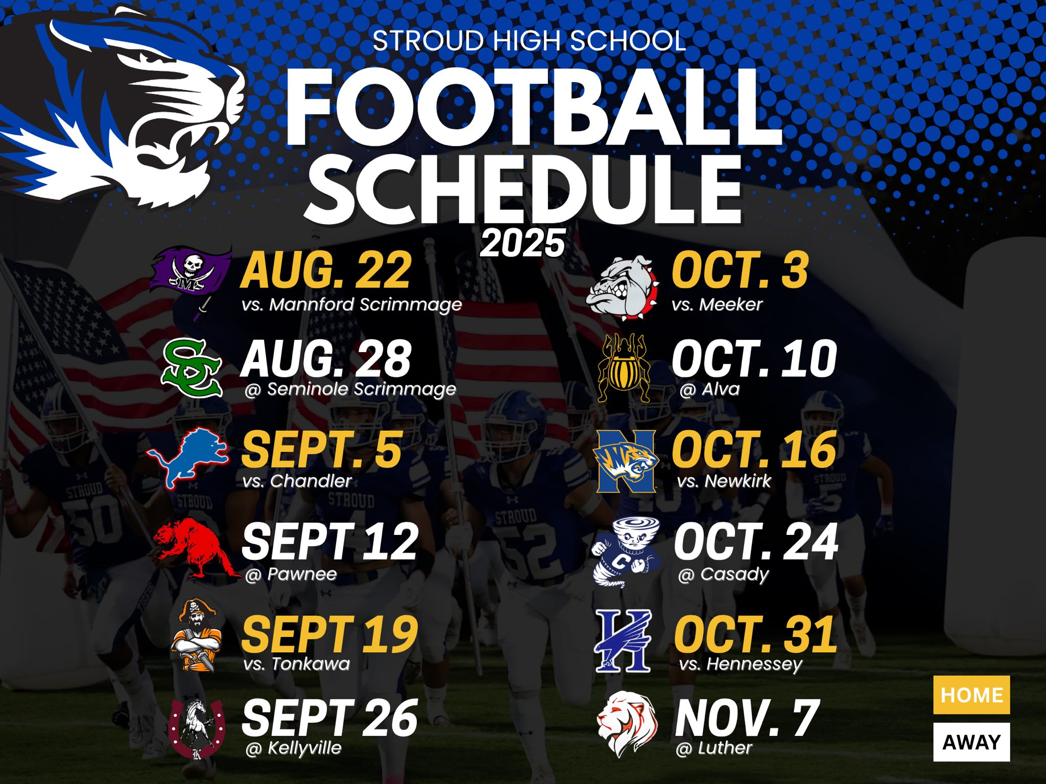 SHS Football Schedule
