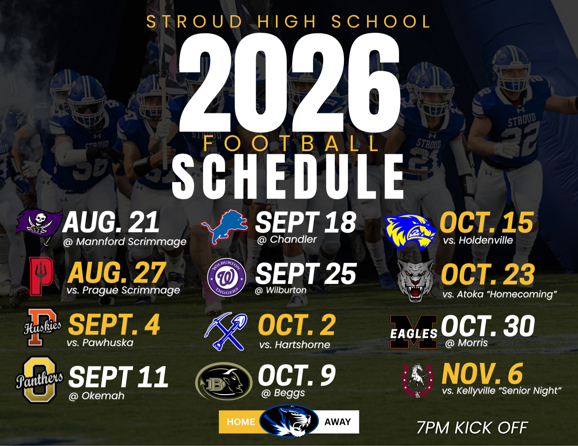 SHS Football Schedule