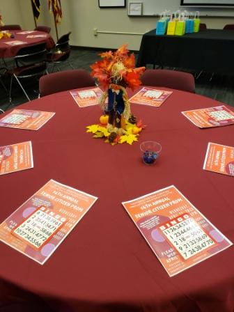 cards and flowers on the table